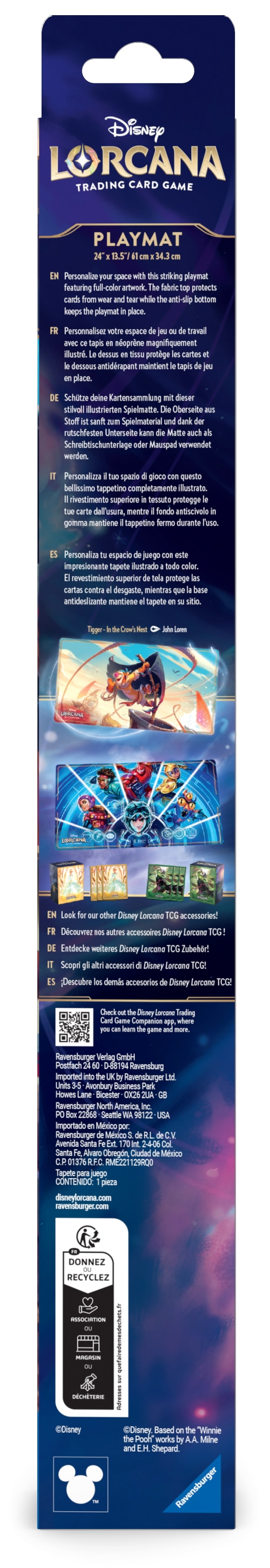 Tapete de juego Disney Lorcana Set 7: Playmat A - Tigger - In the Crow's Nest 4