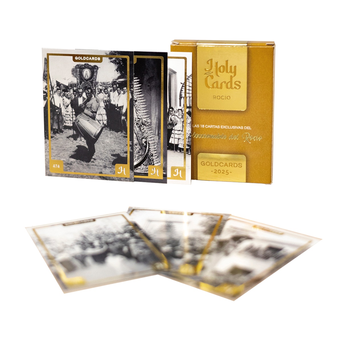 Holy Cards - Pack cartas GoldCards Rocío 2025 HolyCards.