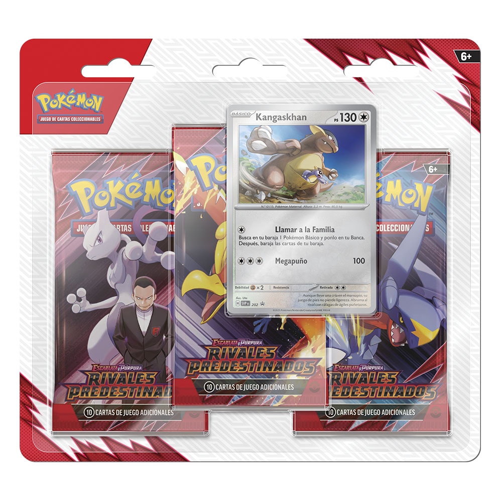 Carta coleccionable Pack de 3 Sobres de Refuerzo Pokémon Bandai 2