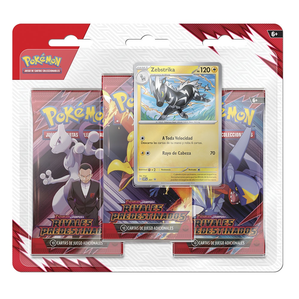 Carta coleccionable Pack de 3 Sobres de Refuerzo Pokémon Bandai 3