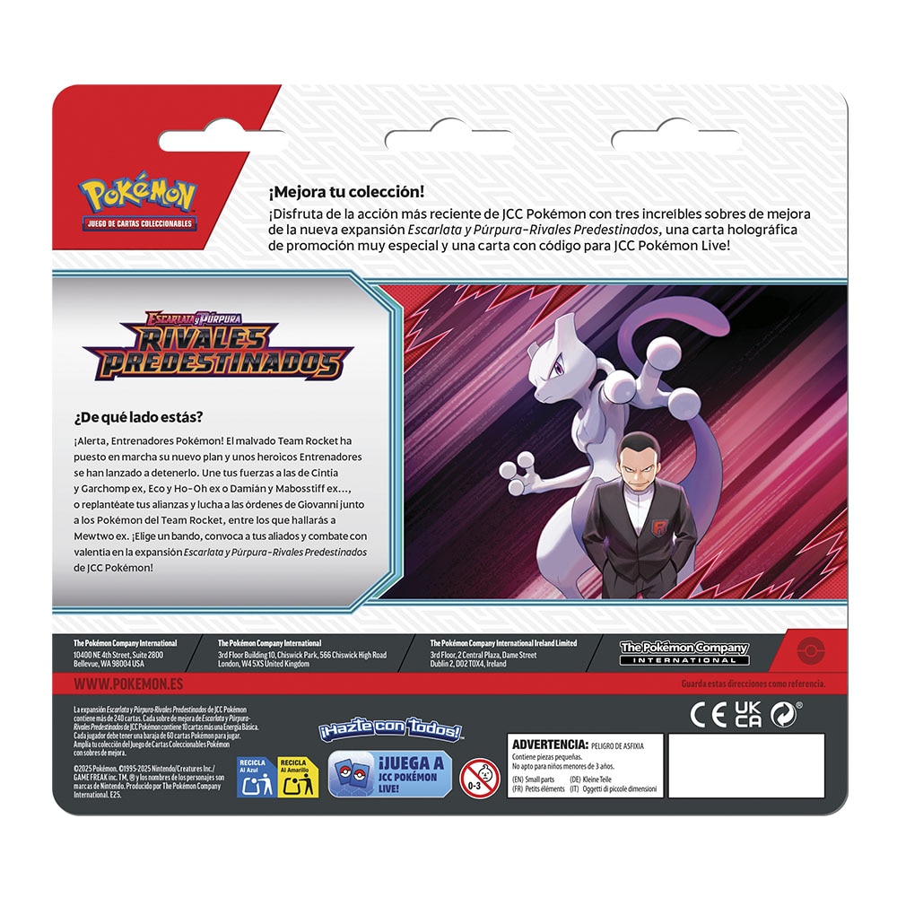 Carta coleccionable Pack de 3 Sobres de Refuerzo Pokémon Bandai 4