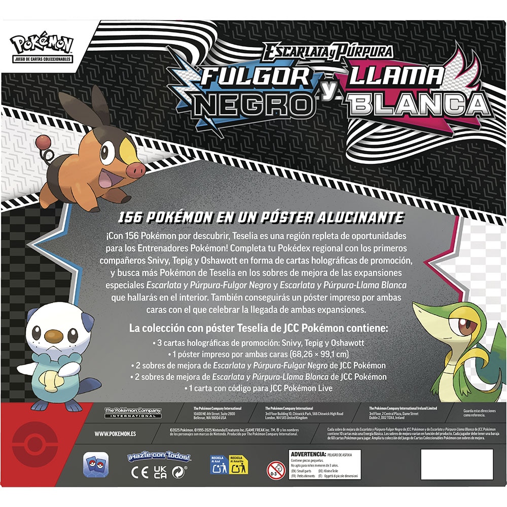 Carta coleccionable Caja Colección con Poster Pokemon Bandai 3