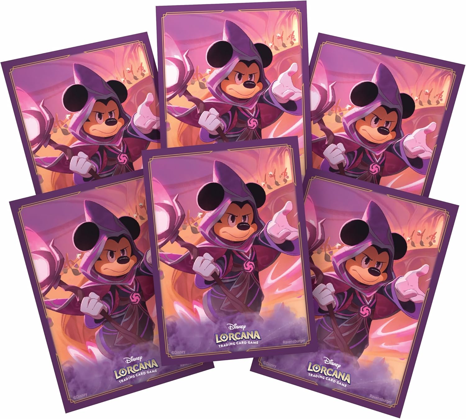 Fundas para cartas Mickey Mouse Wayward Sorcerer Disney Lorcana