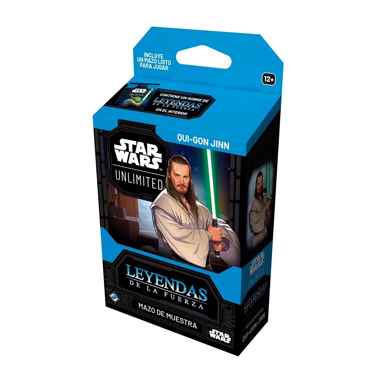 Asmodee - Juego de cartas Star Wars Unlimited: Leyendas de la Fuerza Qui-Gon Jinn Asmodee.