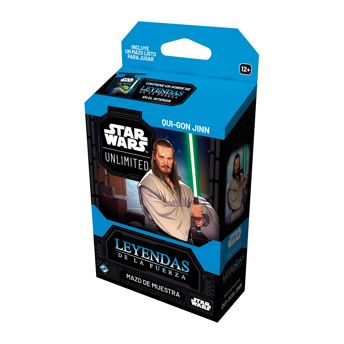Asmodee - Juego de cartas Star Wars Unlimited: Legends of the Force Qui-Gon Jinn Asmodee.