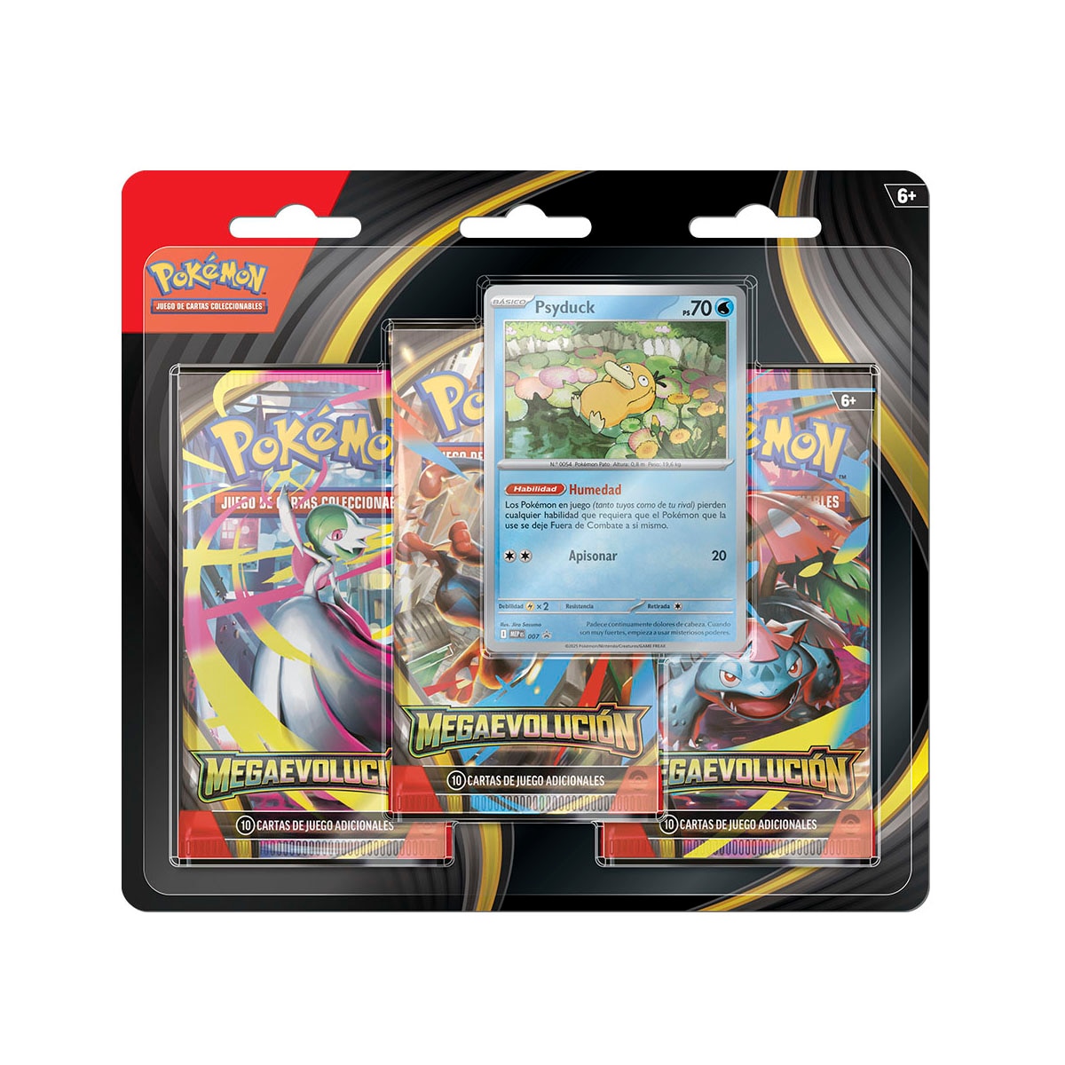 Carta coleccionable Pack de 3 Sobres Pokémon Bandai 2