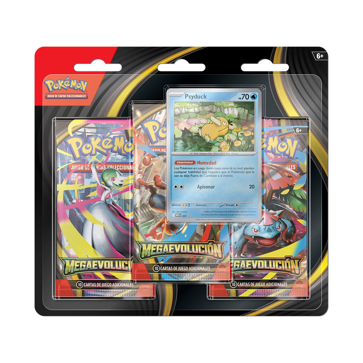 Carta coleccionable Pack de 3 Sobres Pokémon Bandai 3