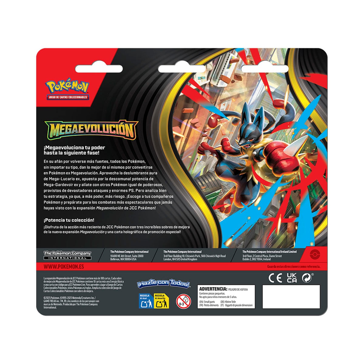 Carta coleccionable Pack de 3 Sobres Pokémon Bandai 4