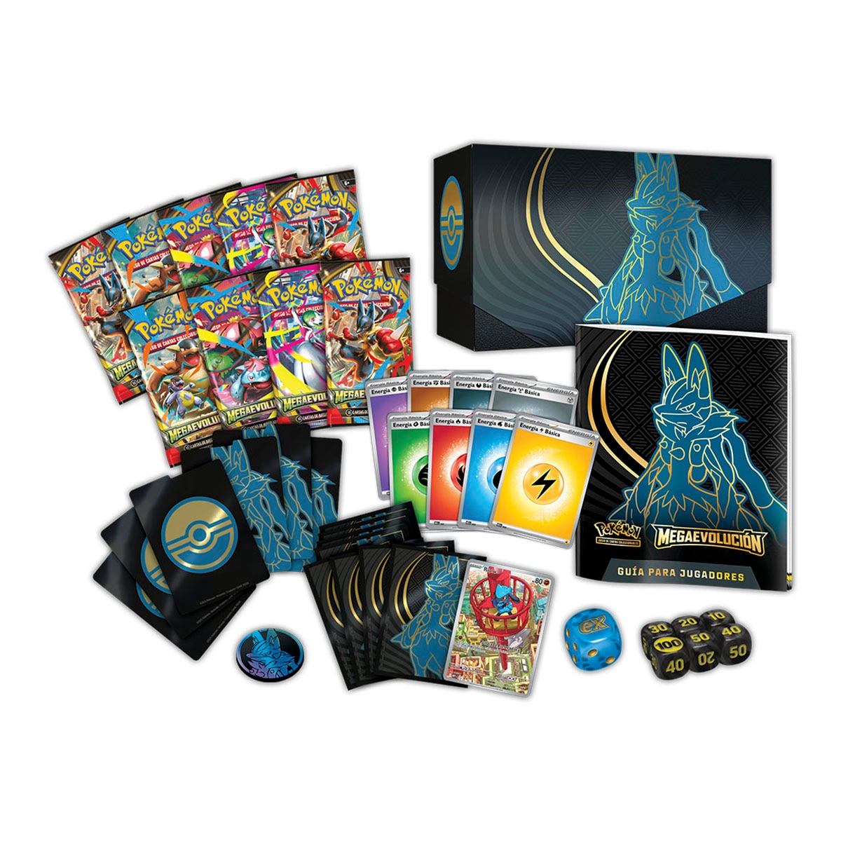 Caja de cartas coleccionable de Entrenador Élite Pokémon Bandai 8