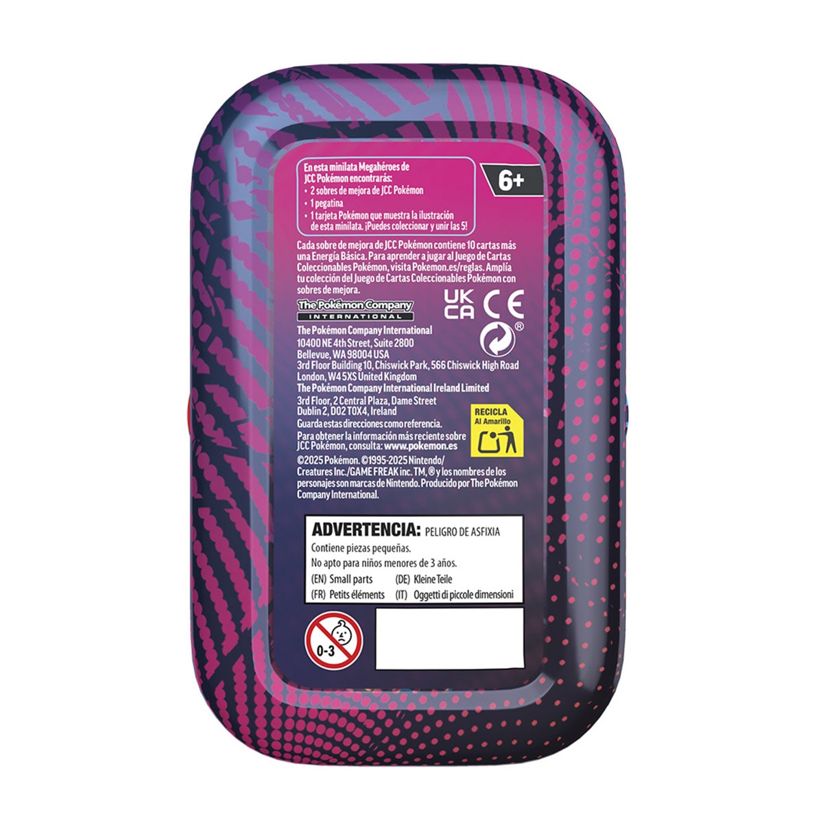 Mini Lata de carta coleccionable Pokemon Bandai 8