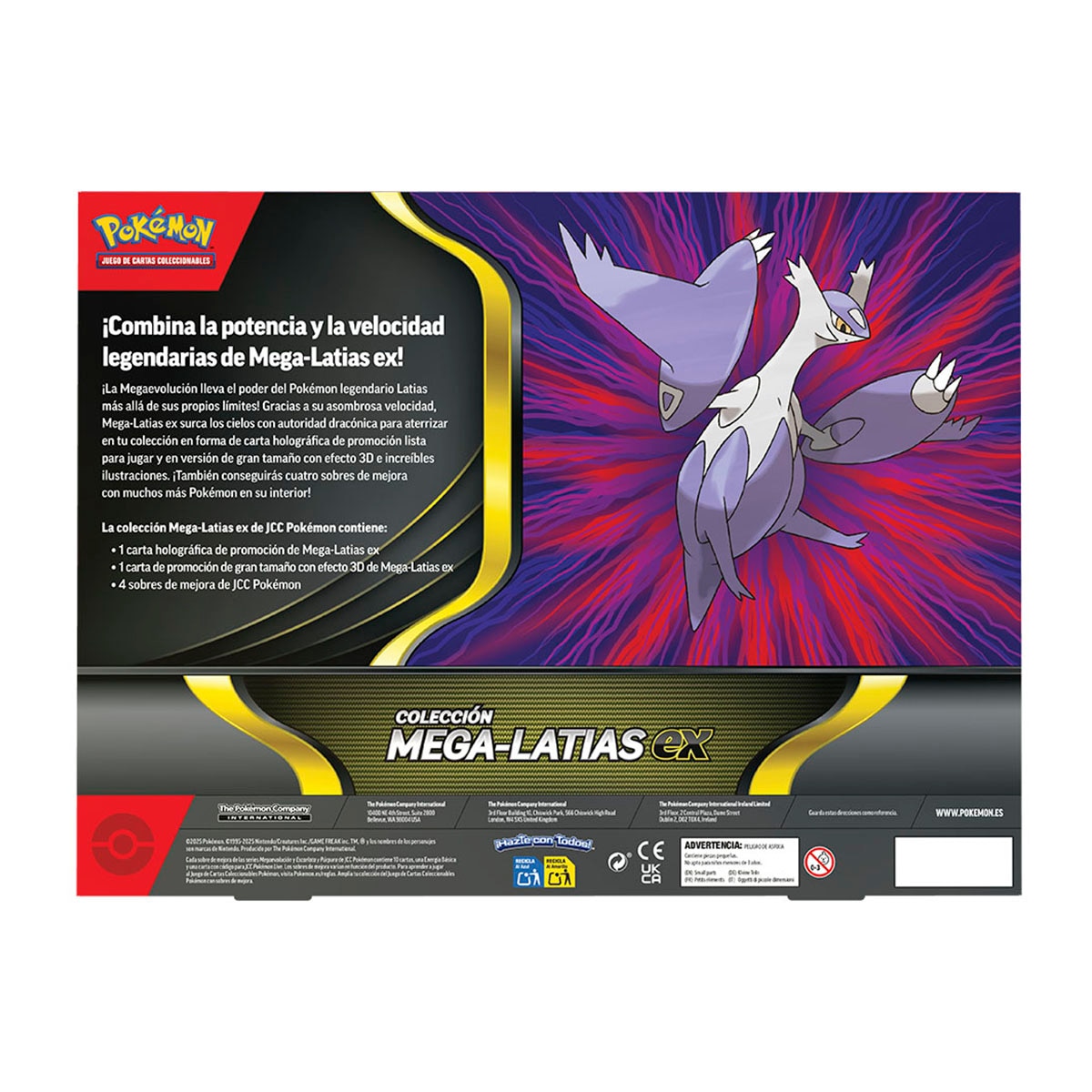 Caja Juego de Cartas Ex Pokémon 2