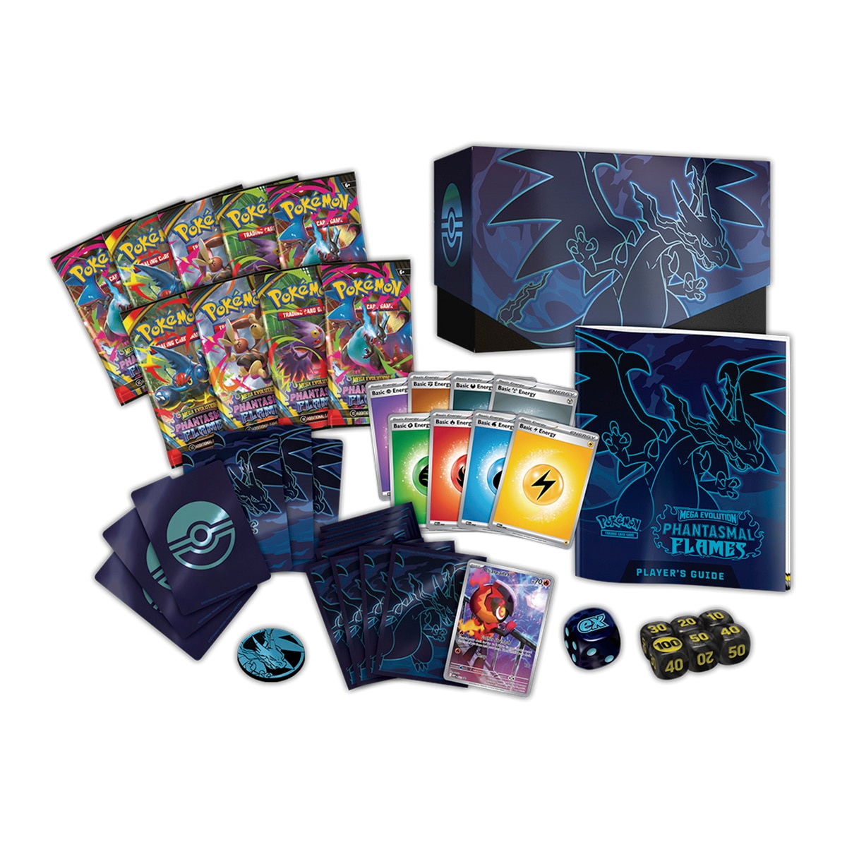 Jogo de cartas colecionáveis Pokémon Scarlet & Violet: Elite Trainer Box Mega Phantasmal - The Pokémon Company 4