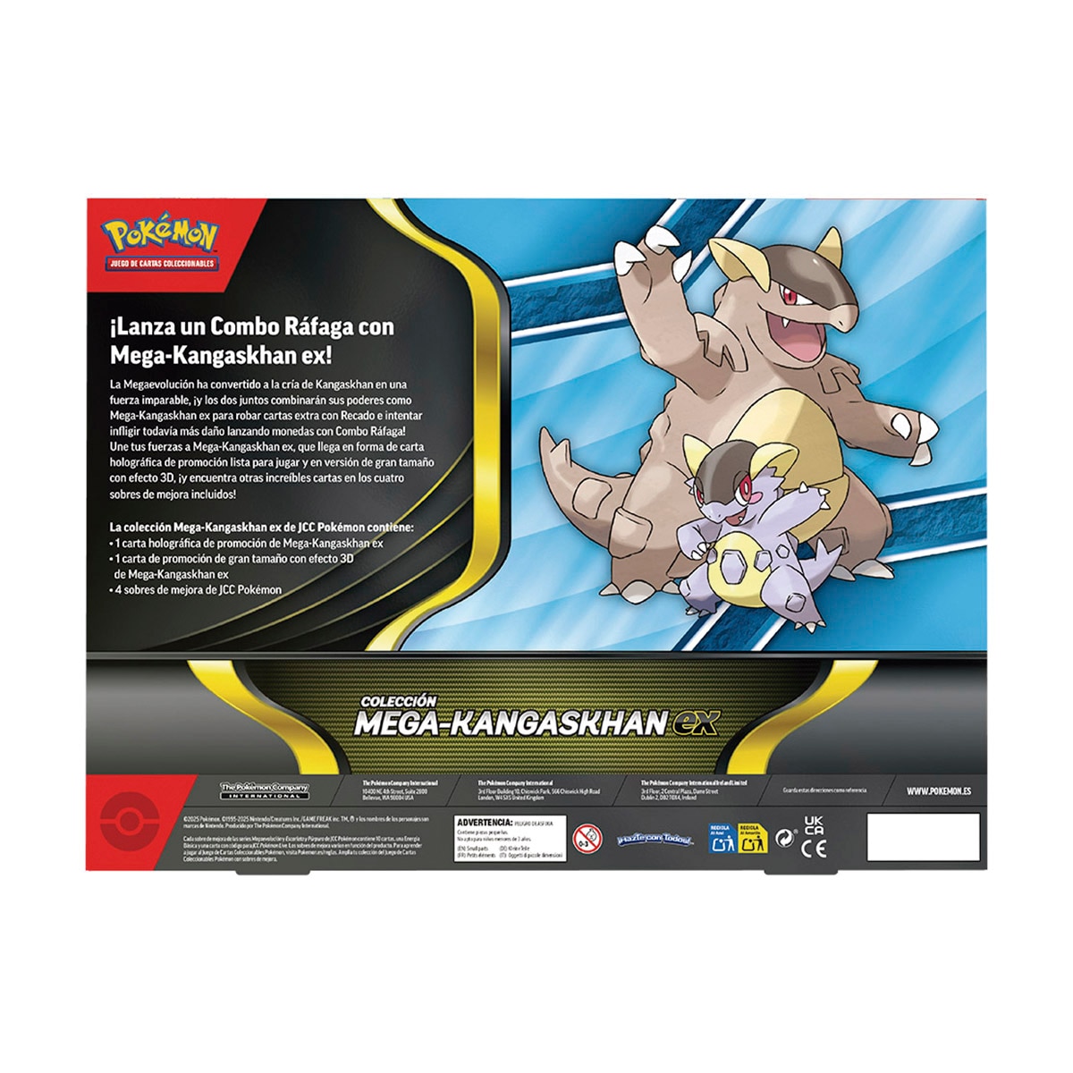 Caja de cartas Mega Kanghasakhan EX Pokémon Bandai 2