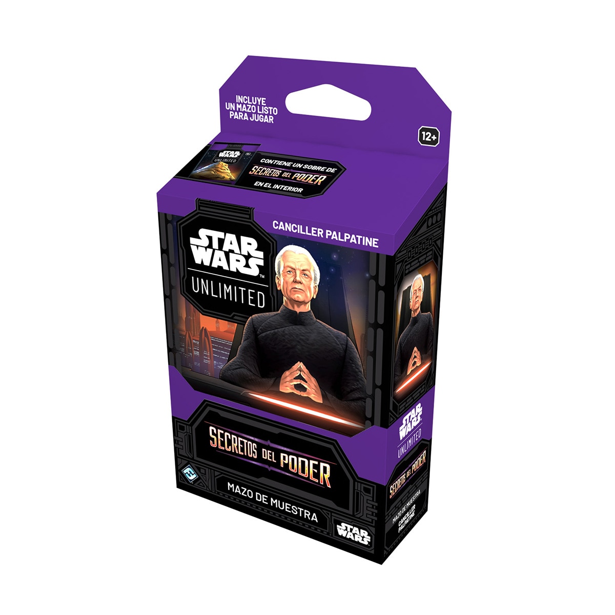 Asmodee - Juego de Mesa Star Wars Unlimited Secretos del Poder Canciller Palpatine Asmodee.