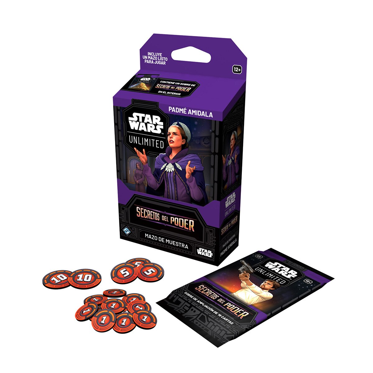 Juego de Mesa Star Wars Unlimited Secretos del Poder Padmé Amidala Asmodee 2