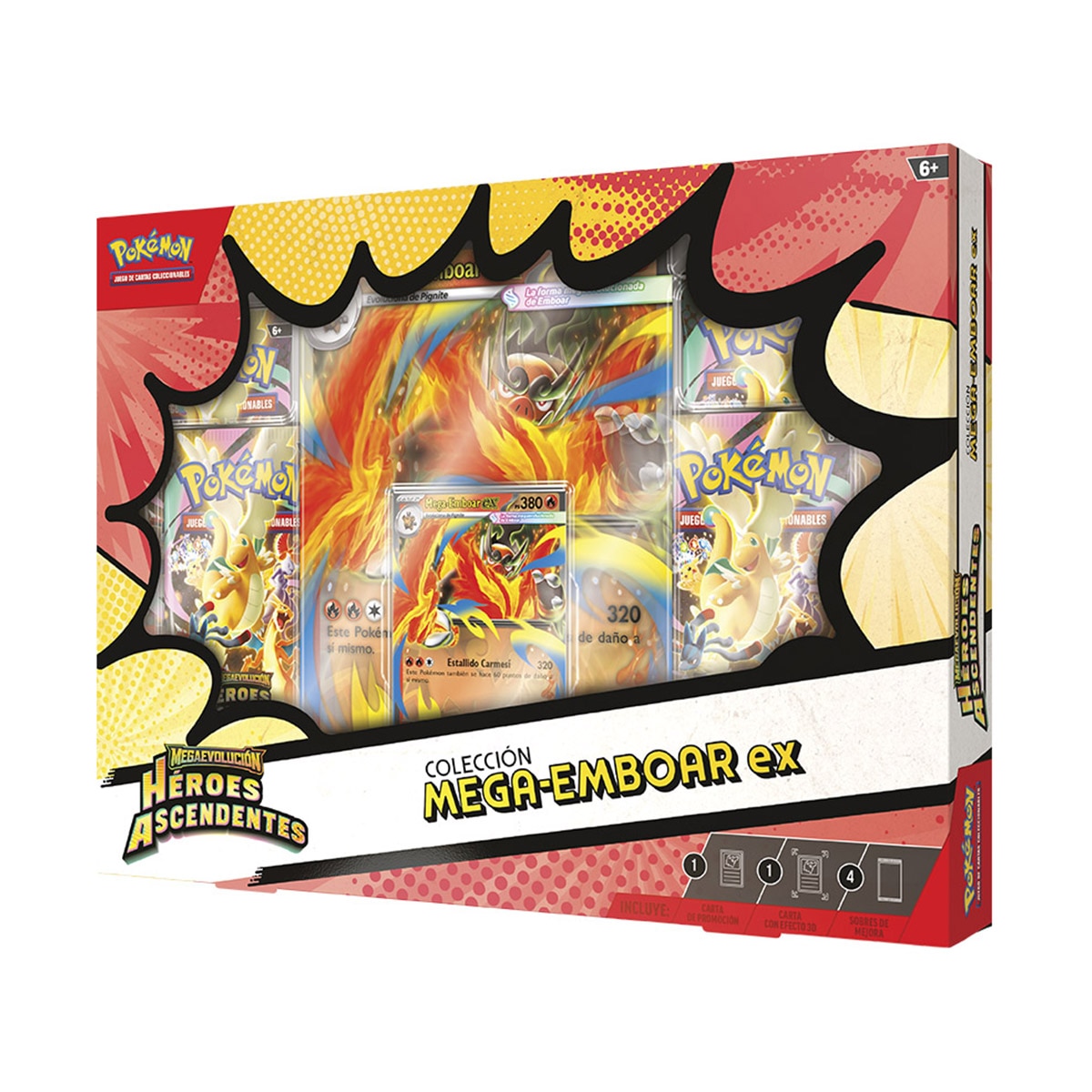 Imagen 2 de Caja Colección ex Megaevolucion Héroes Ascendentes JCC Pokemon Bandai Modelos surtidos