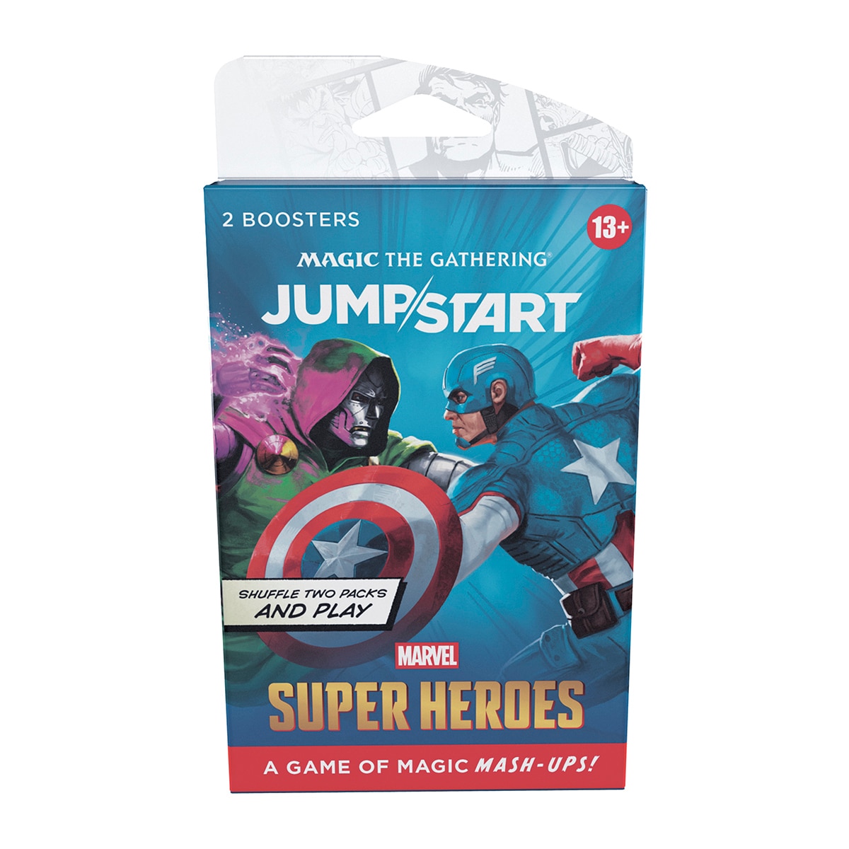 Imagen 0 de Juego de cartas 2 Booster Pack Magic The Gathering Super Héroes Marvel modelos surtidos