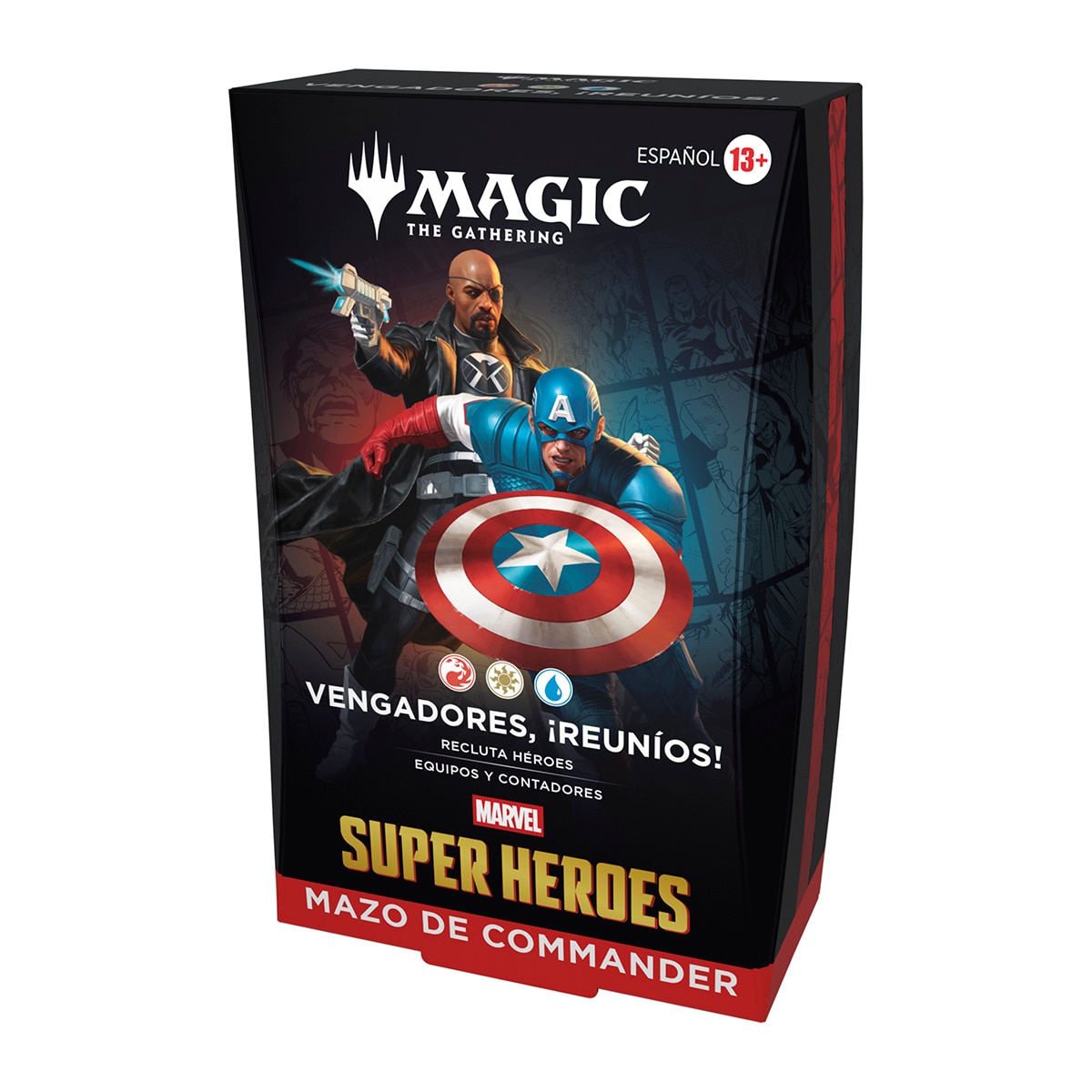 Magic The Gathering - Juego de cartas Commander Deck Vengadores Reuníos MagicThe Gathering Marvel Super Heroes Marvel Super Heroes.