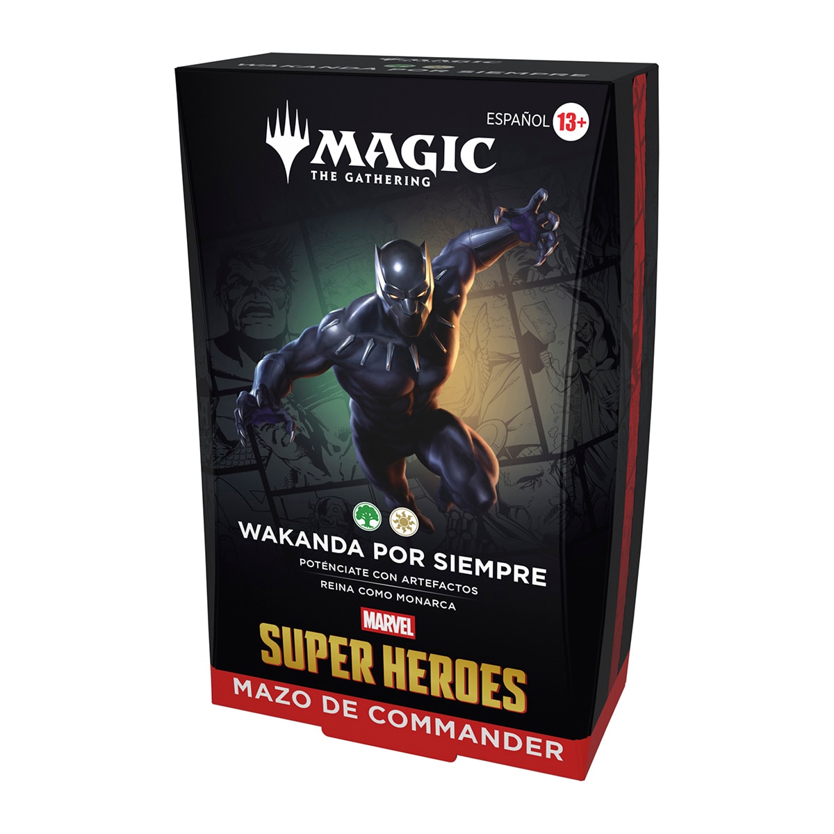 Imagen 0 de Juego de cartas Commander Deck Wakanda Por Siempre MagicThe Gathering Marvel Super Heroes Marvel Super Heroes