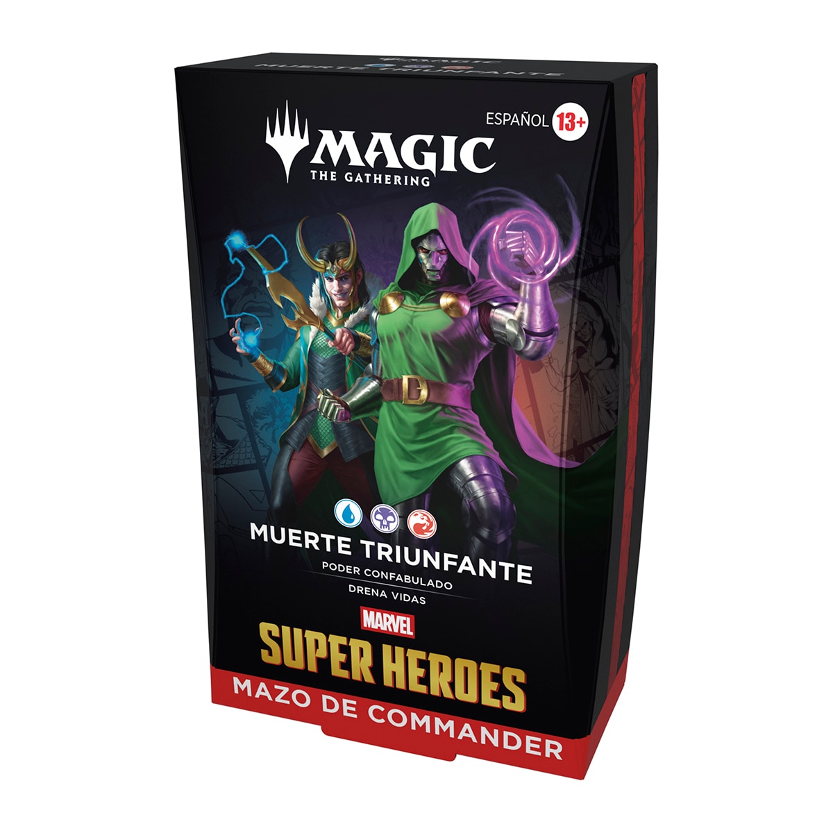 Magic The Gathering - Juego de cartas Commander Deck Muerte Triunfante MagicThe Gathering Marvel Super Heroes Marvel Super Heroes.