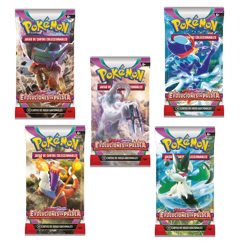 Imagen 0 de Sobres Cartas Pokémon. Expansión Evoluciones En Paldea Pokémon Bandai modelos surtidos