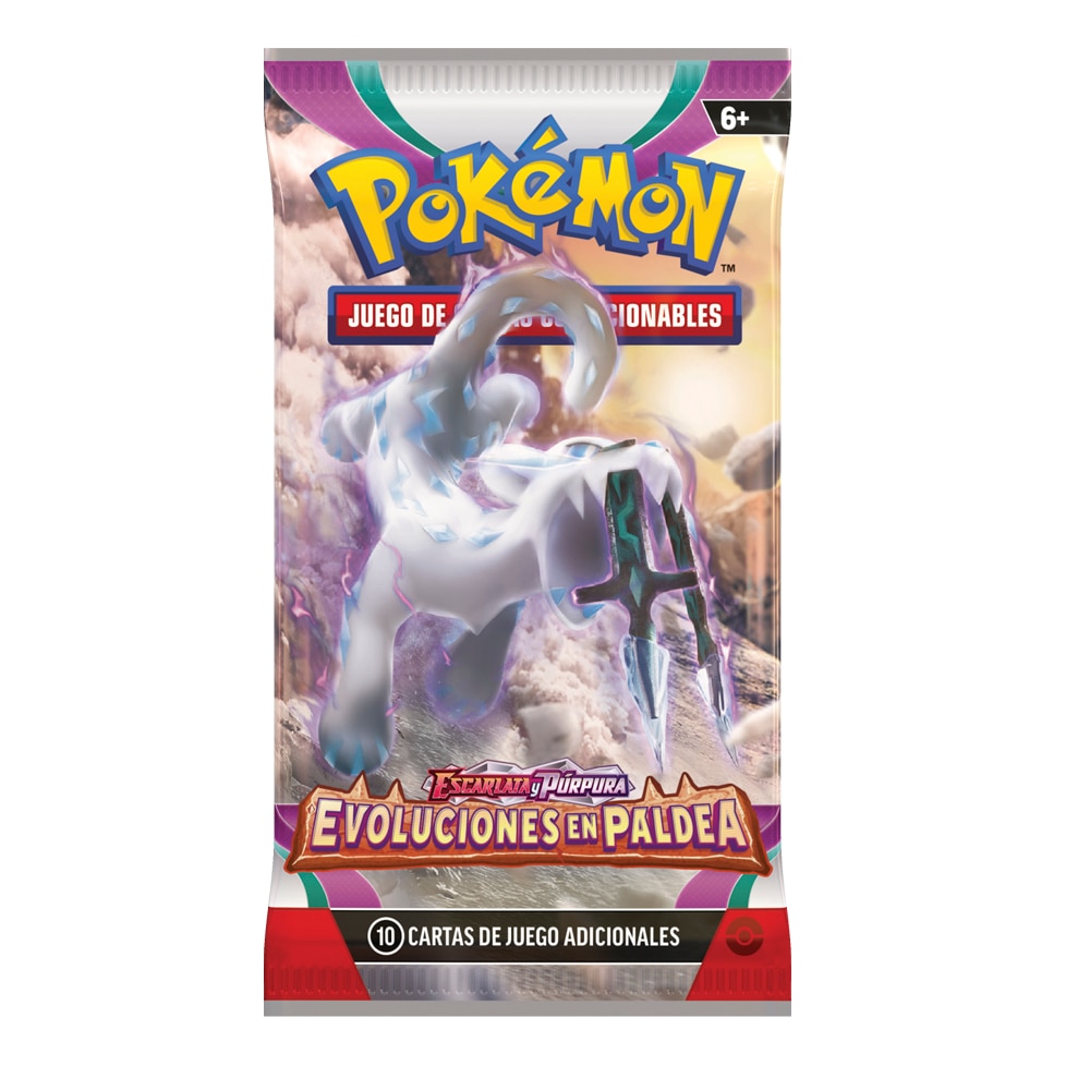 Sobres Cartas Pokémon. Expansión Evoluciones En Paldea Pokémon Bandai modelos surtidos 6