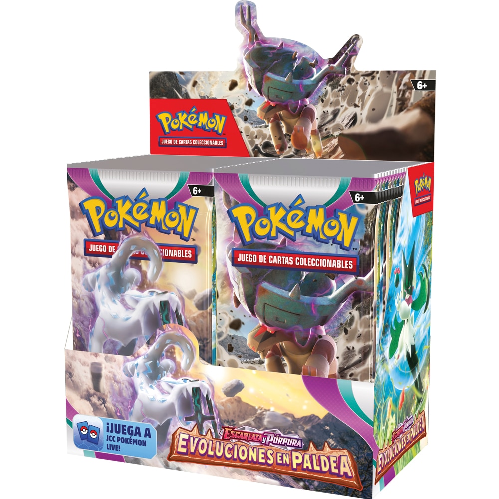 Sobres Cartas Pokémon. Expansión Evoluciones En Paldea Pokémon Bandai modelos surtidos 7