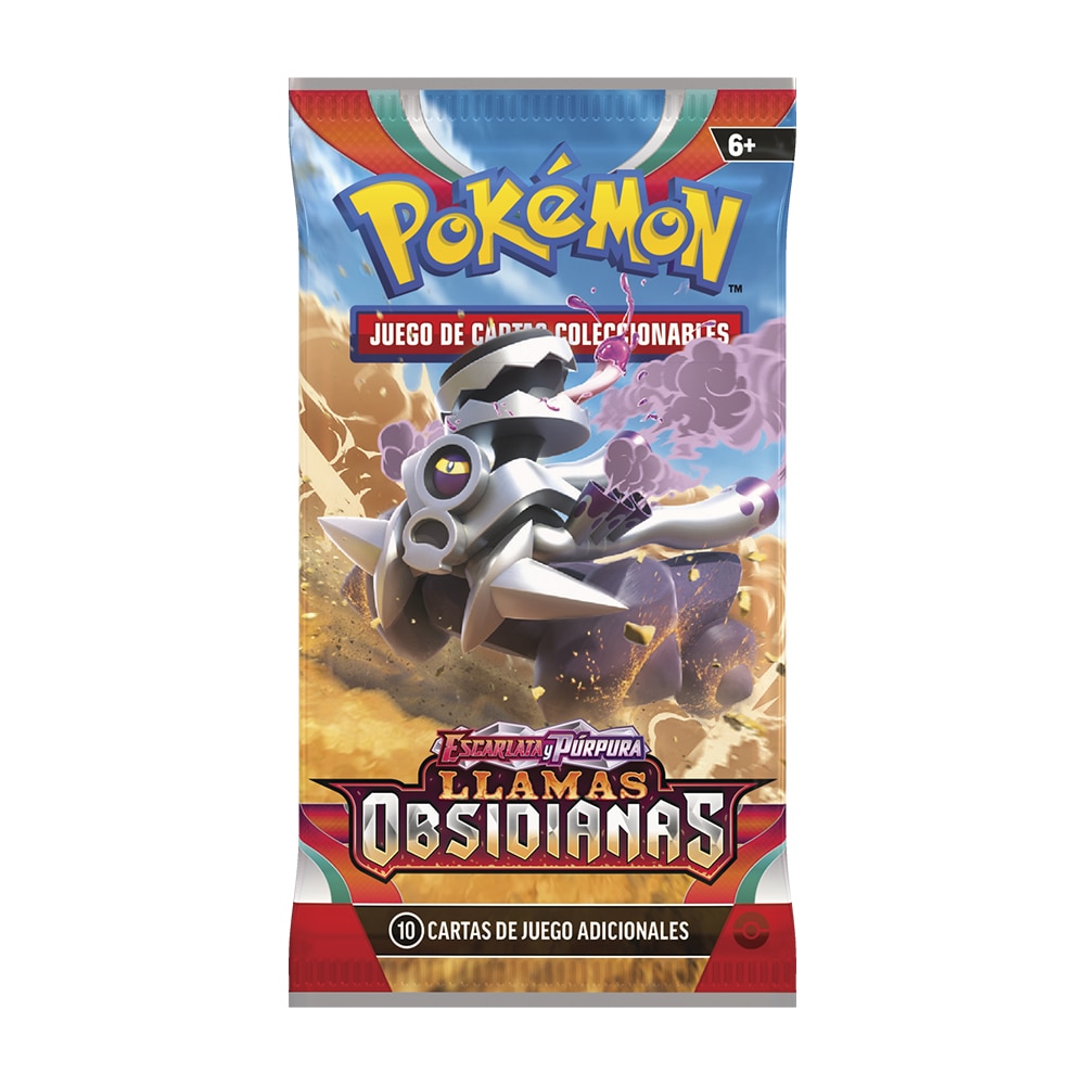 Sobre Cartas Pokémon Expansión Llamas Obsidianas Escarlata y Púrpura Pokémon Bandai modelos surtidos 4
