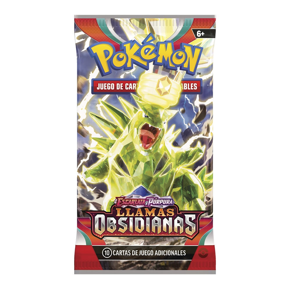 Sobre Cartas Pokémon Expansión Llamas Obsidianas Escarlata y Púrpura Pokémon Bandai modelos surtidos 5
