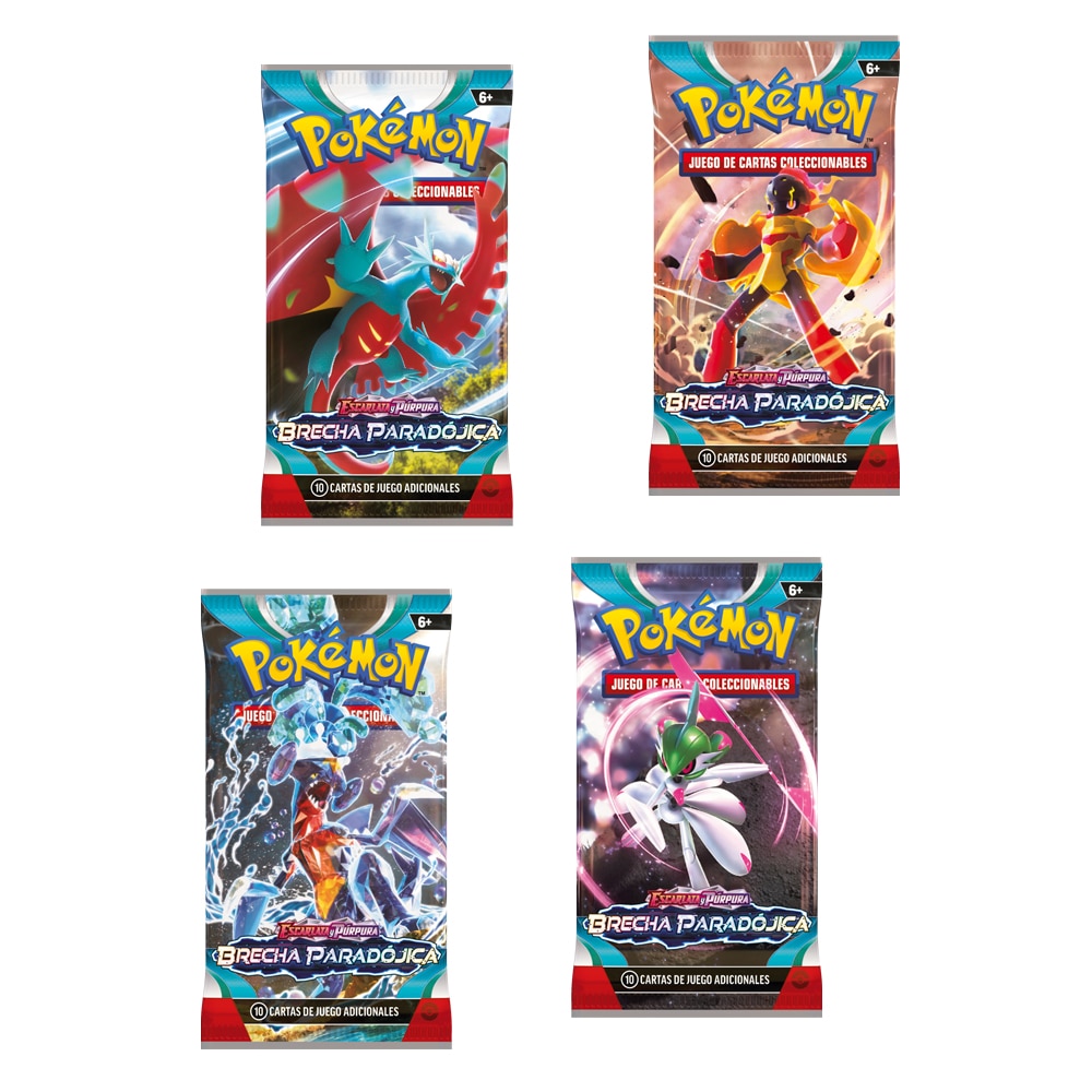 Imagen 0 de Sobres Cartas Pokémon. Expansión Brecha Paradójica Pokémon Bandai modelos surtidos