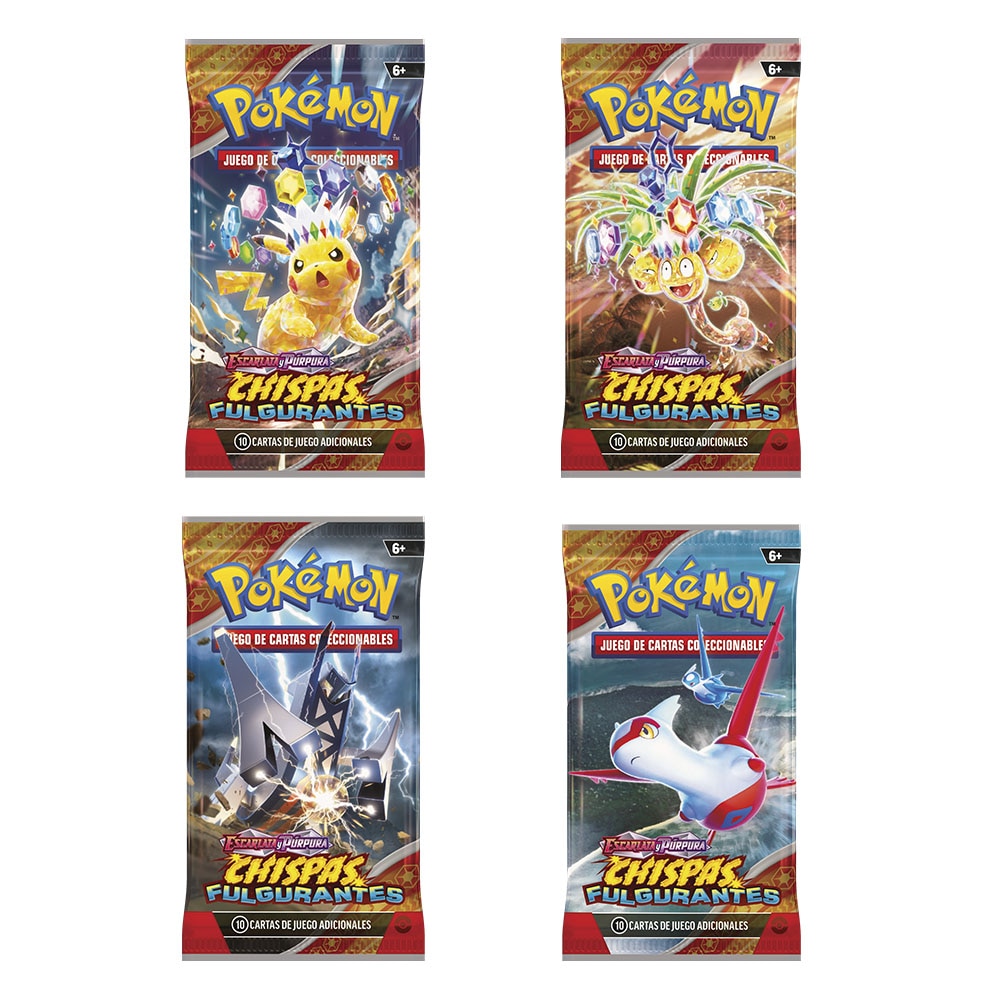 Imagen 0 de Sobre cartas Pokémon Expansion Chispas fulgurantes Pokémon Bandai modelos surtidos