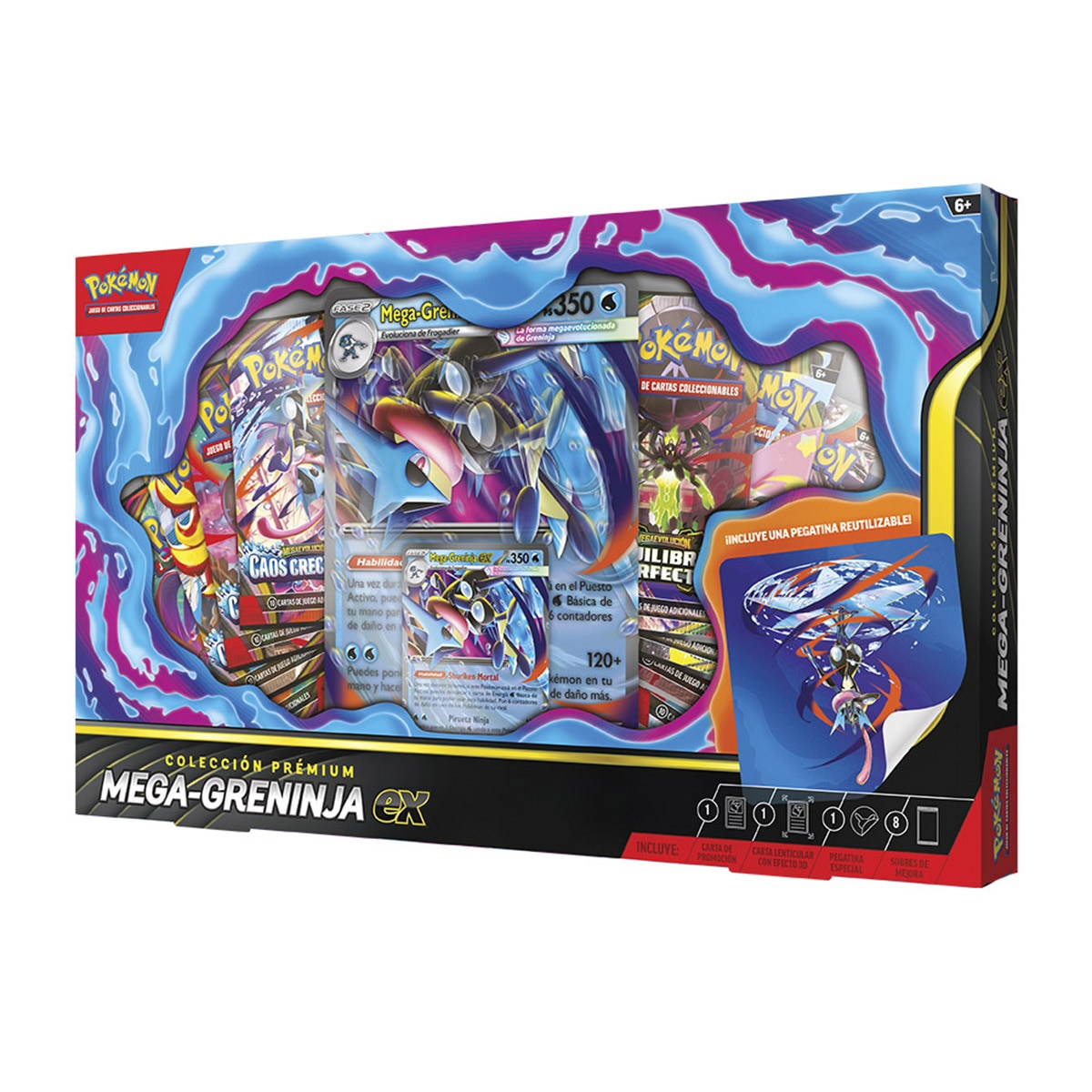 Imagen 0 de Caja Pokémon Mega-Greninja ex . JCC Pokémon Bandai
