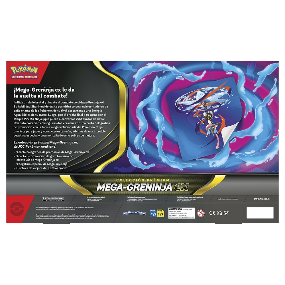 Caja Pokémon Mega-Greninja ex . JCC Pokémon Bandai 4
