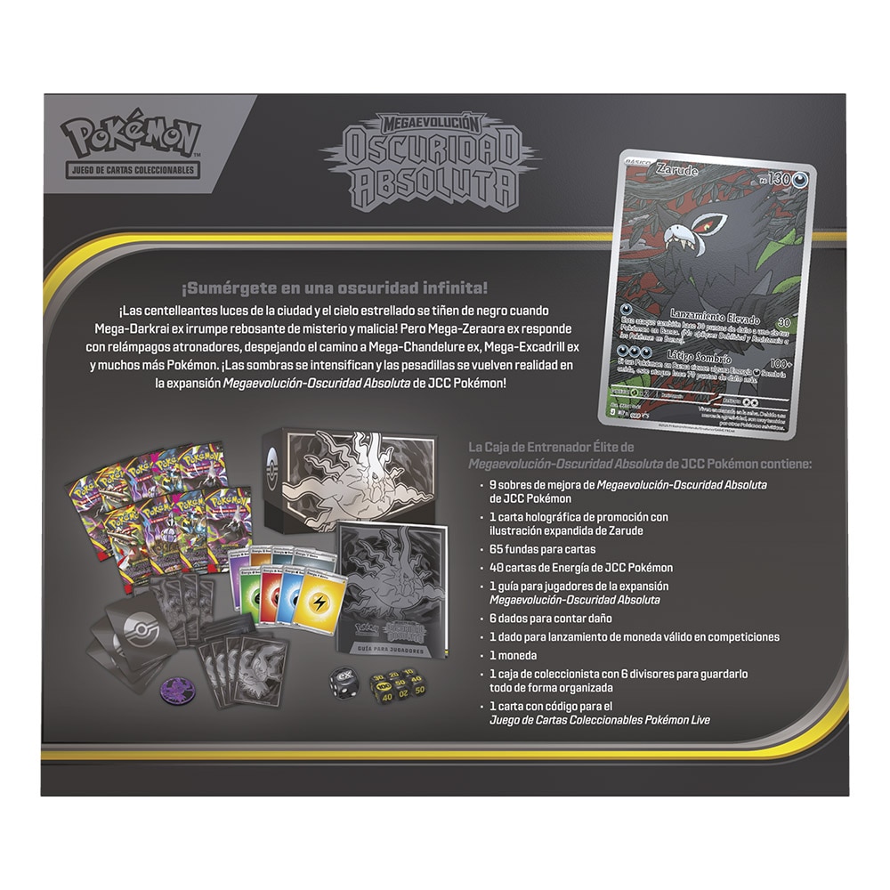 Caja de entrenador Elite Oscuridad Absoluta Pokemon JCC Bandai 2