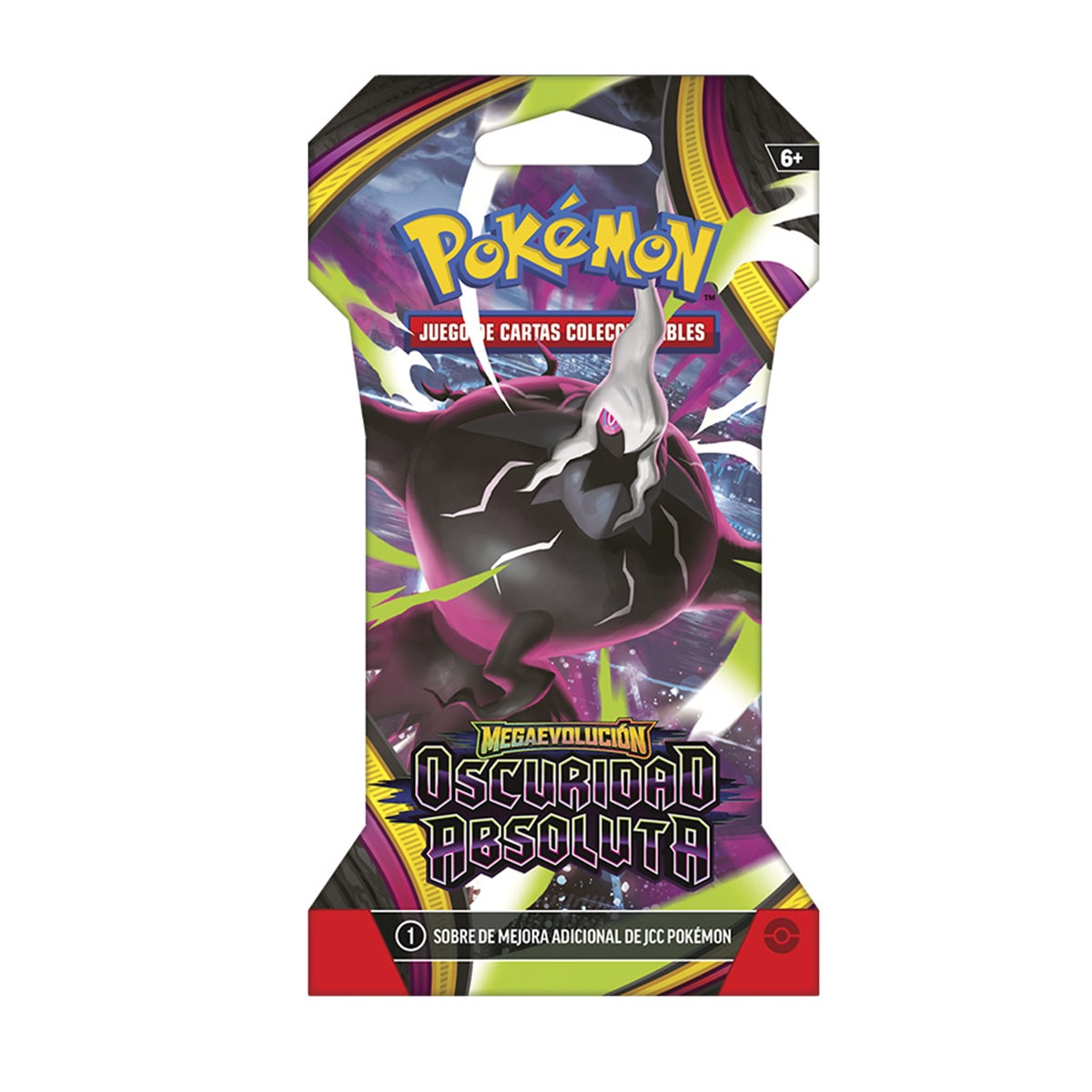 Sobre de mejora Megaevolucion Oscuridad Absoluta Pokémon JCC Bandai Modelos surtidos 2