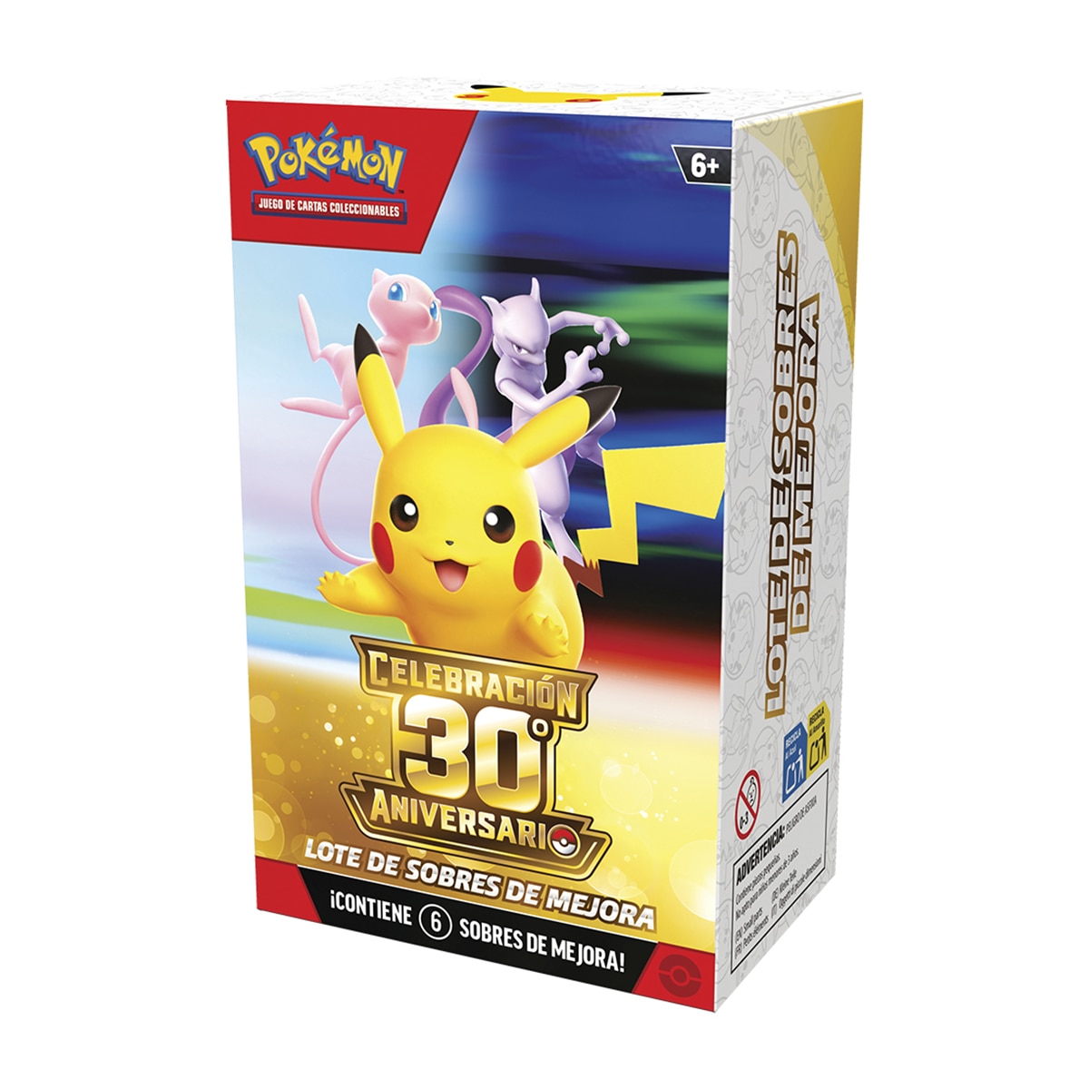 30TH Blister de sobres de mejora de Celebración 30º Aniversario de JCC Pokémon. POKEMON. BANDAI 1