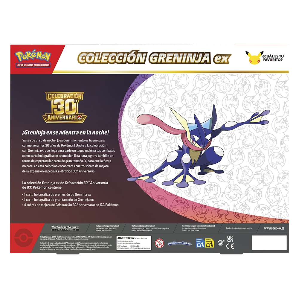 30TH Caja Colección ex Celebración 30.º Aniversario de JCC Pokémon. POKEMON. BANDAI. Modelos surtidos 5