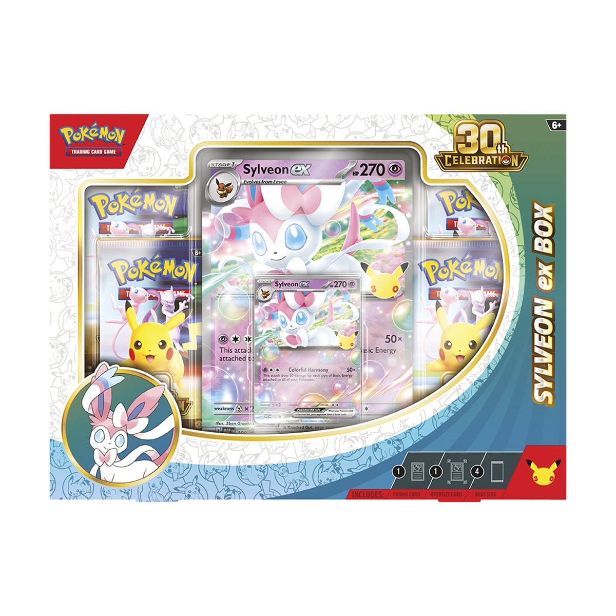 Caixa comemorativa do 30.º aniversário do Pokémon TCG. INGLÊS. POKÉMON. BANDAI. Modelos variados Envio Aleatório 3