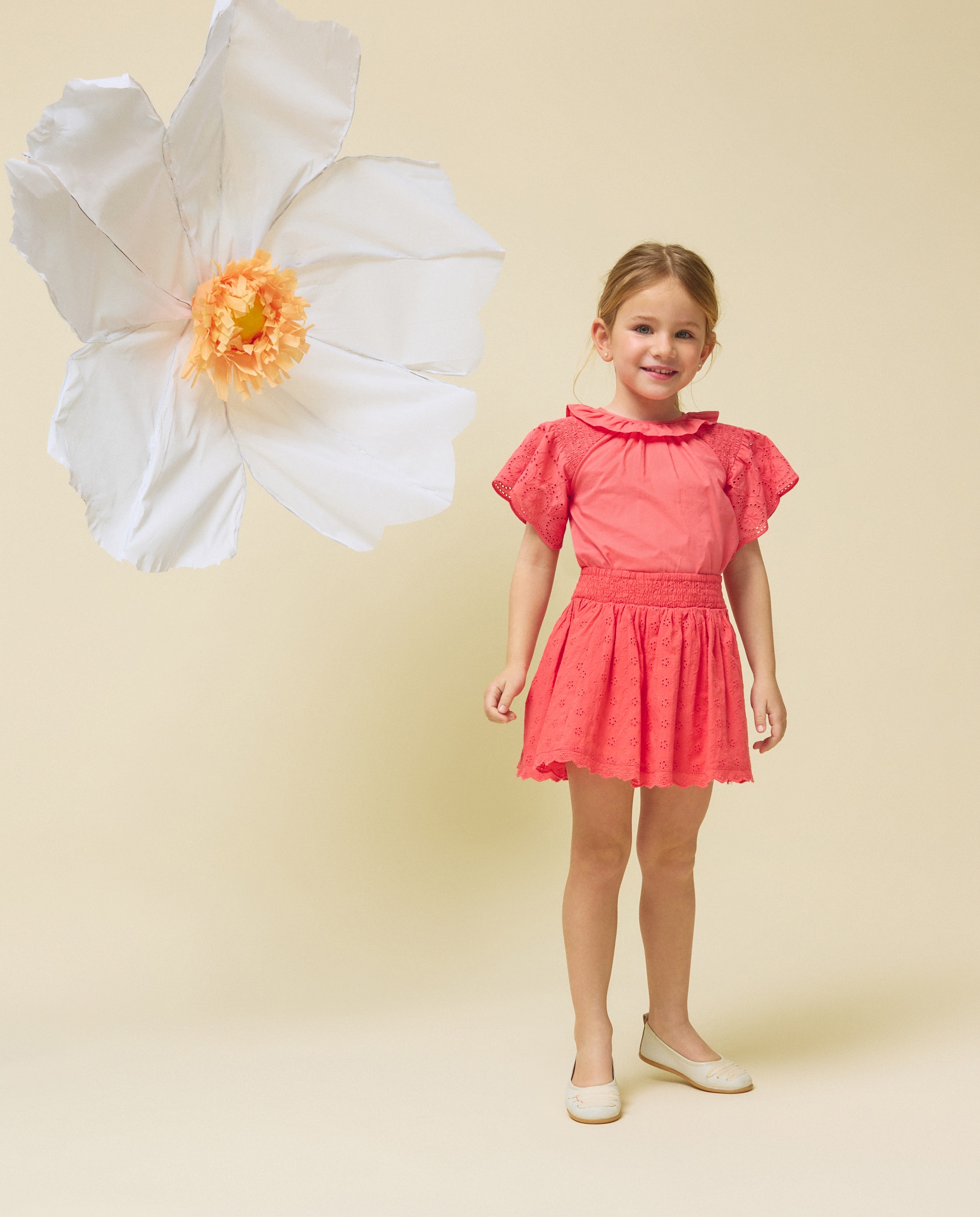 Blusa de Manga Curta Shiffly Kids El Corte Inglés 230 Rosa Escuro-2