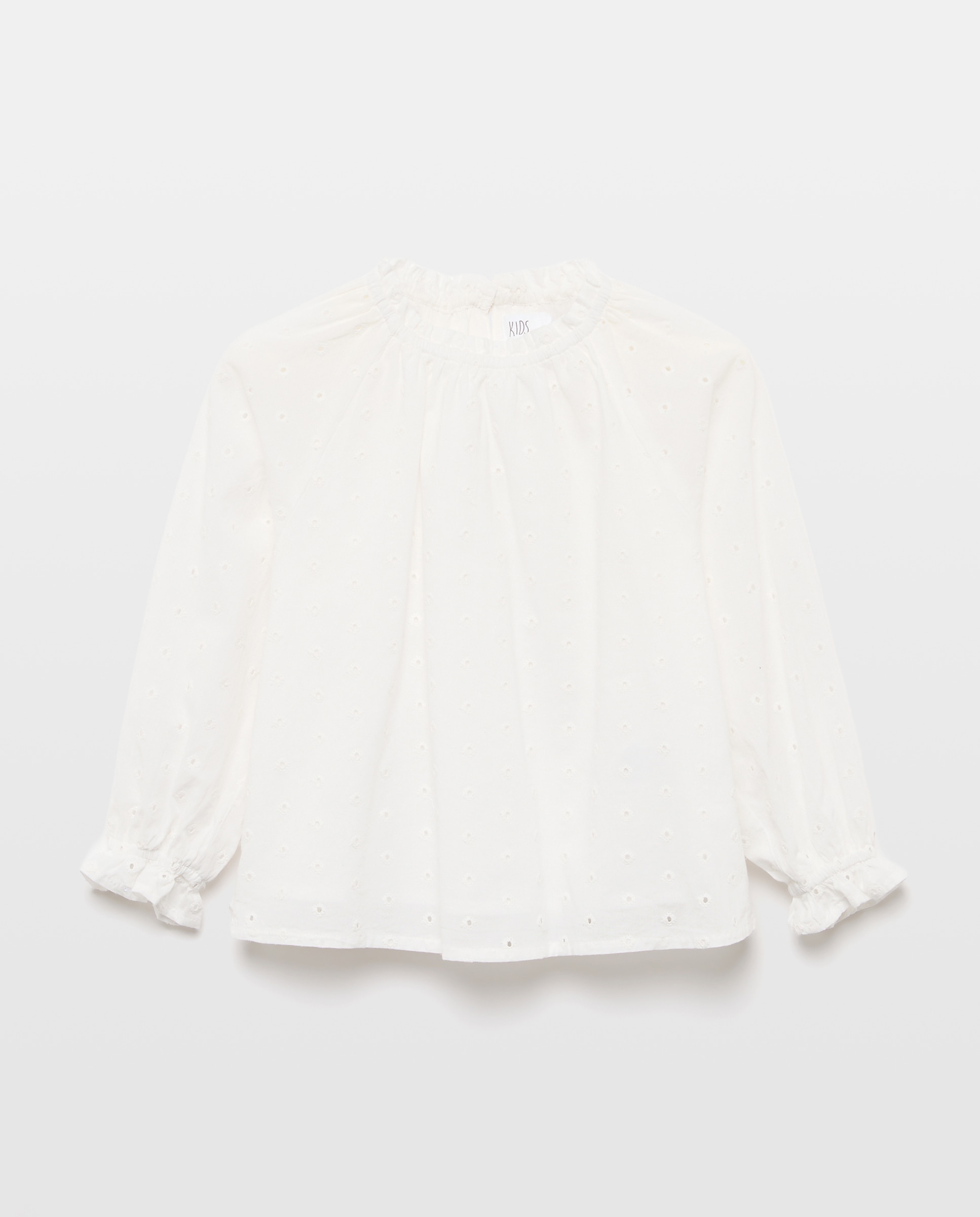 Blusa manga larga fantasía romántica all over embroidery de niña - Kids El Corte Inglés - Blanco roto Blanco roto-4
