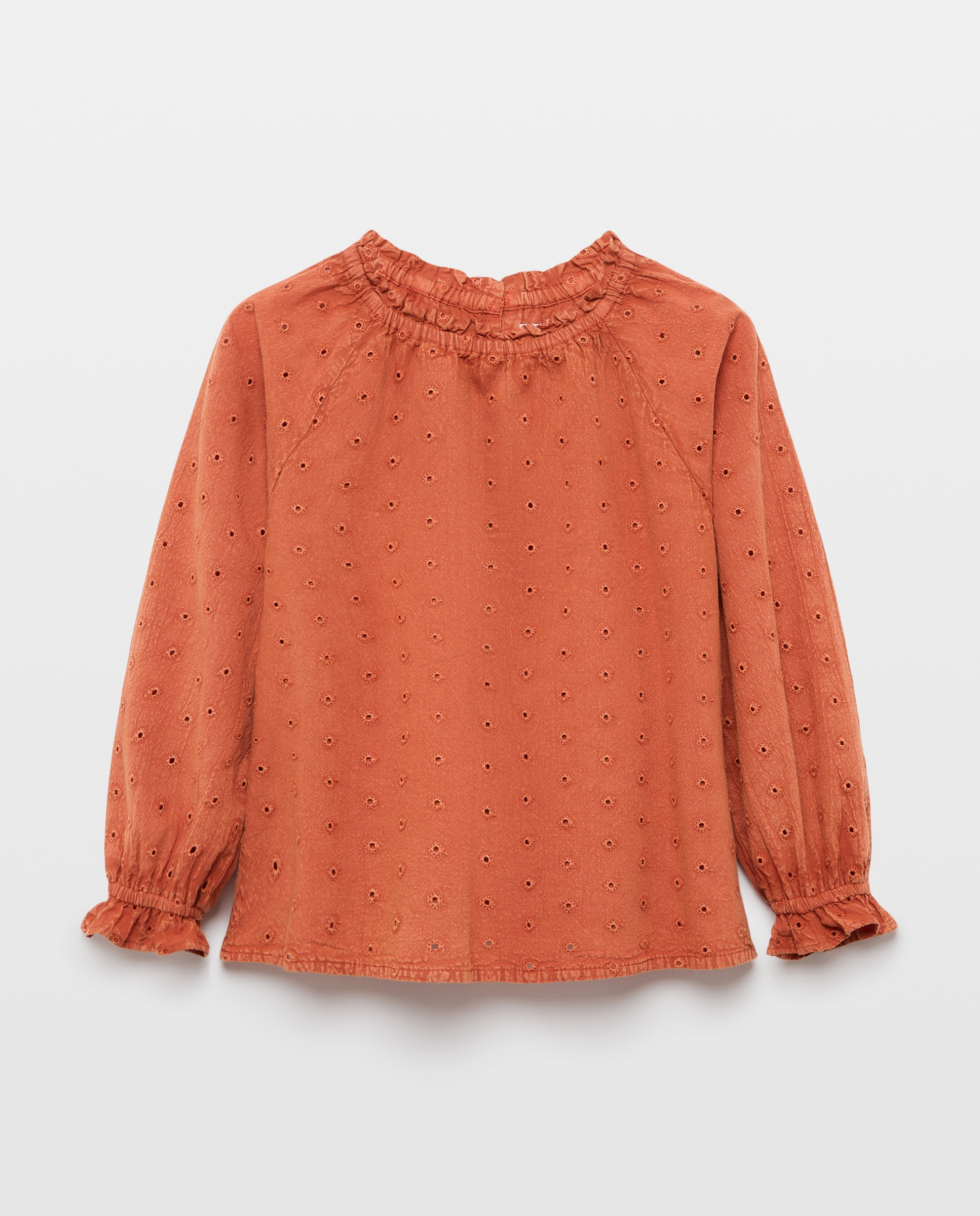 Imagem 0 de Blusa de Criança com Manga Comprida Fantasia Romântica com Bordado All Over
