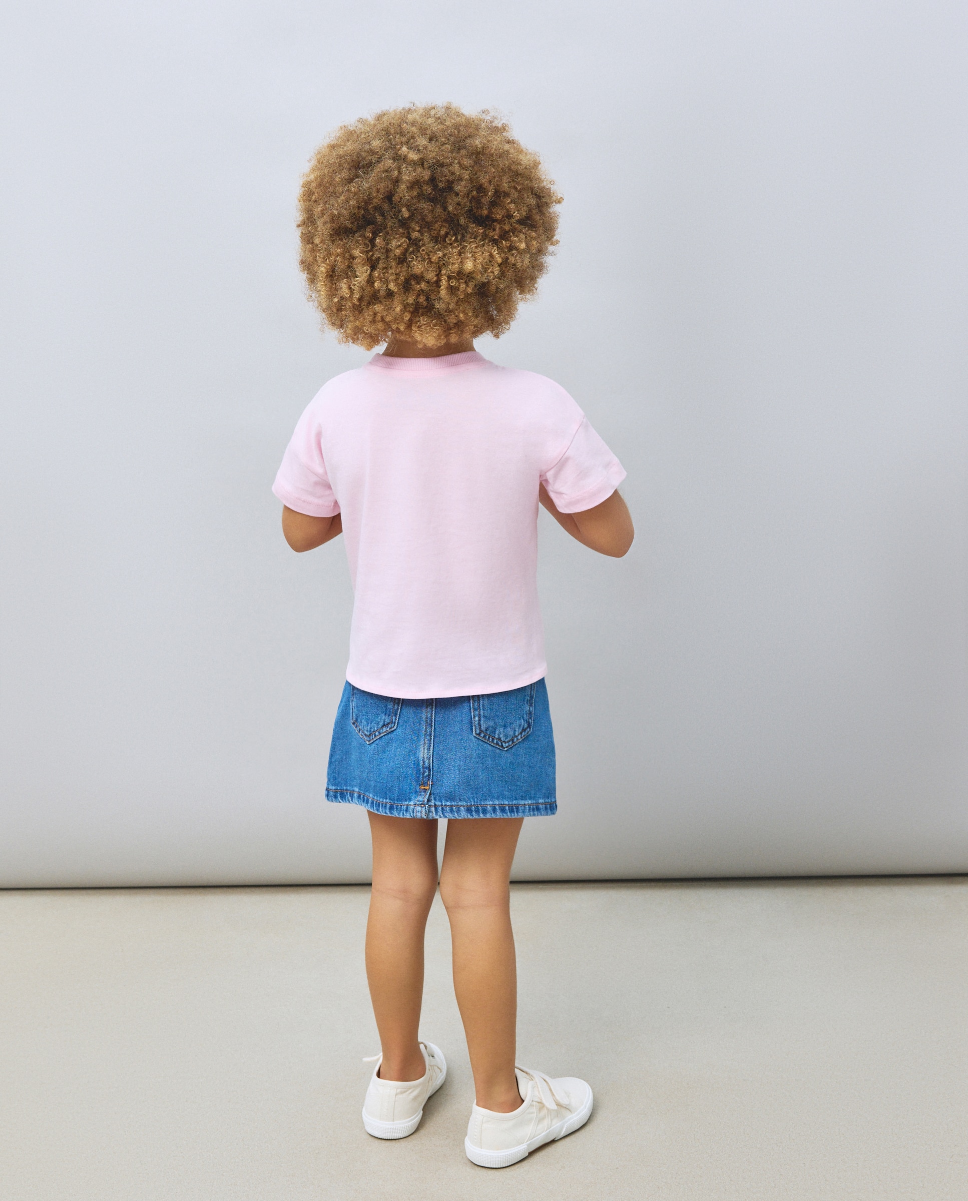 T-shirt de Manga Curta com Fantasia Floral Kids El Corte Inglés Rosa-3