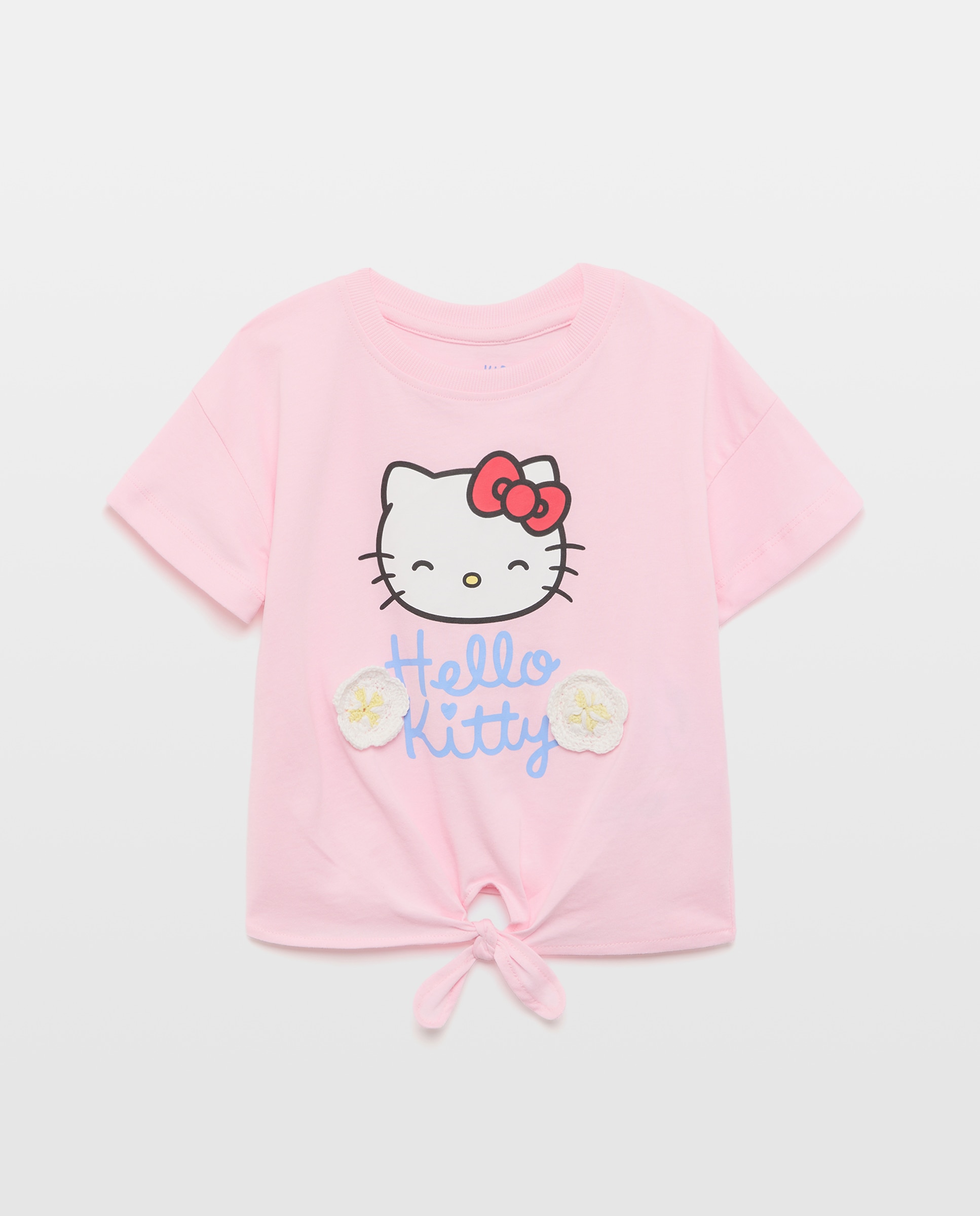 T-shirt de Manga Curta com Fantasia Floral Kids El Corte Inglés Rosa-5