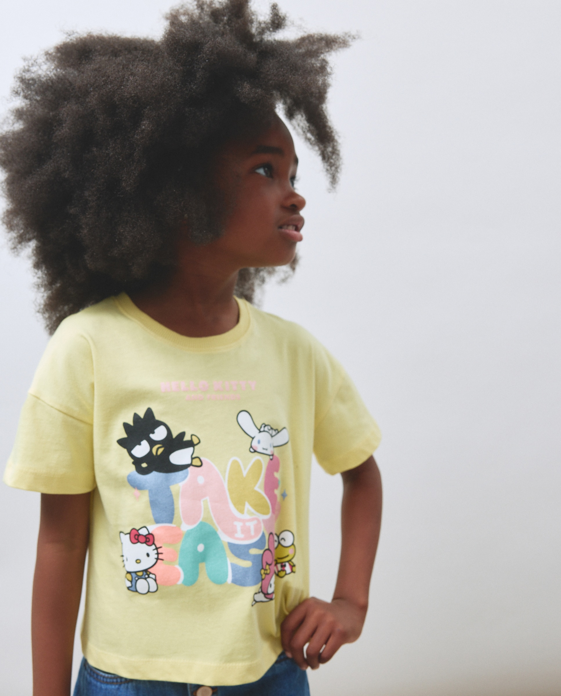Camiseta manga corta Hello Kitty & Friends de niña - Kids El Corte Inglés - Amarillo Amarillo-2