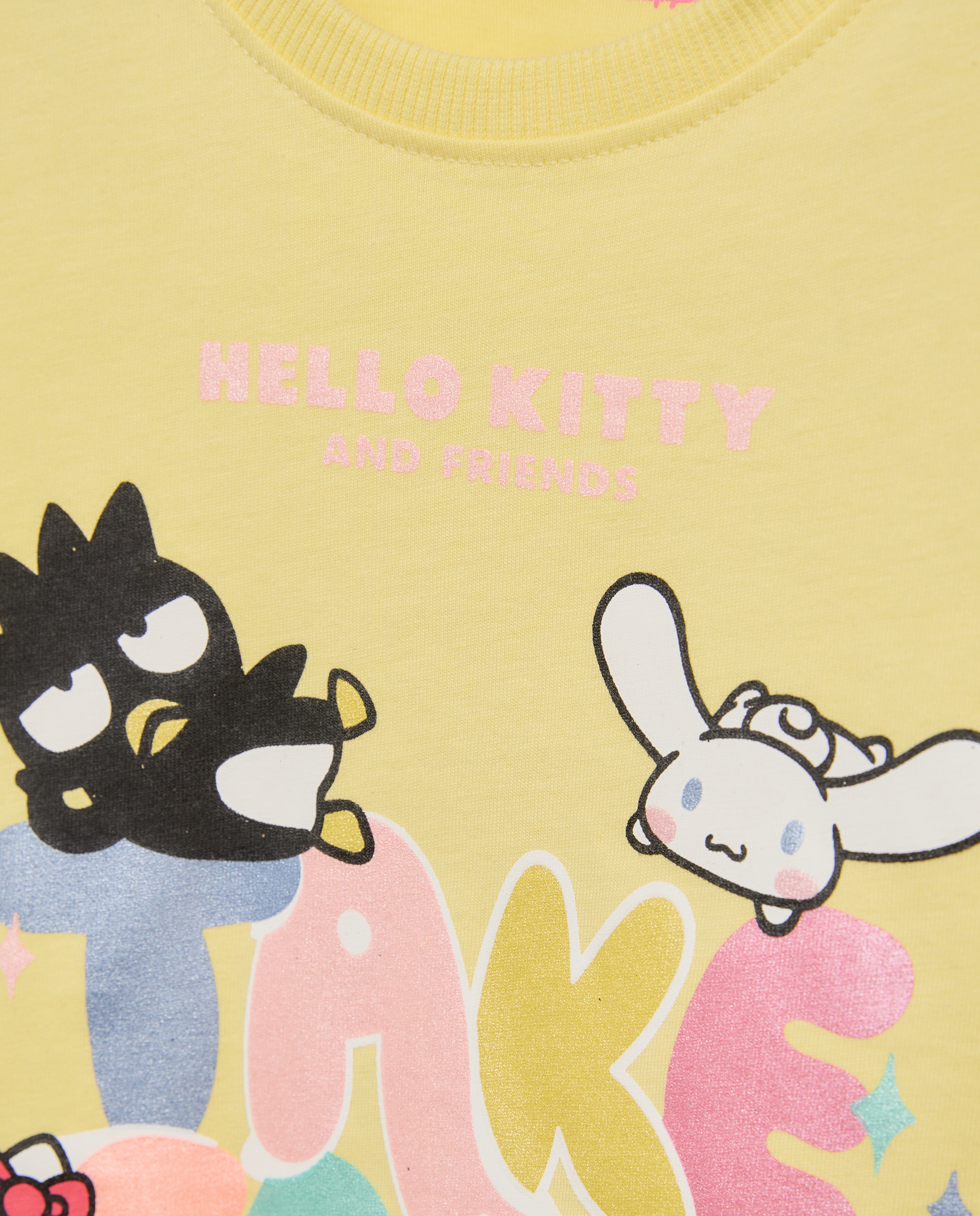 Camiseta manga corta Hello Kitty & Friends de niña - Kids El Corte Inglés - Amarillo Amarillo-6