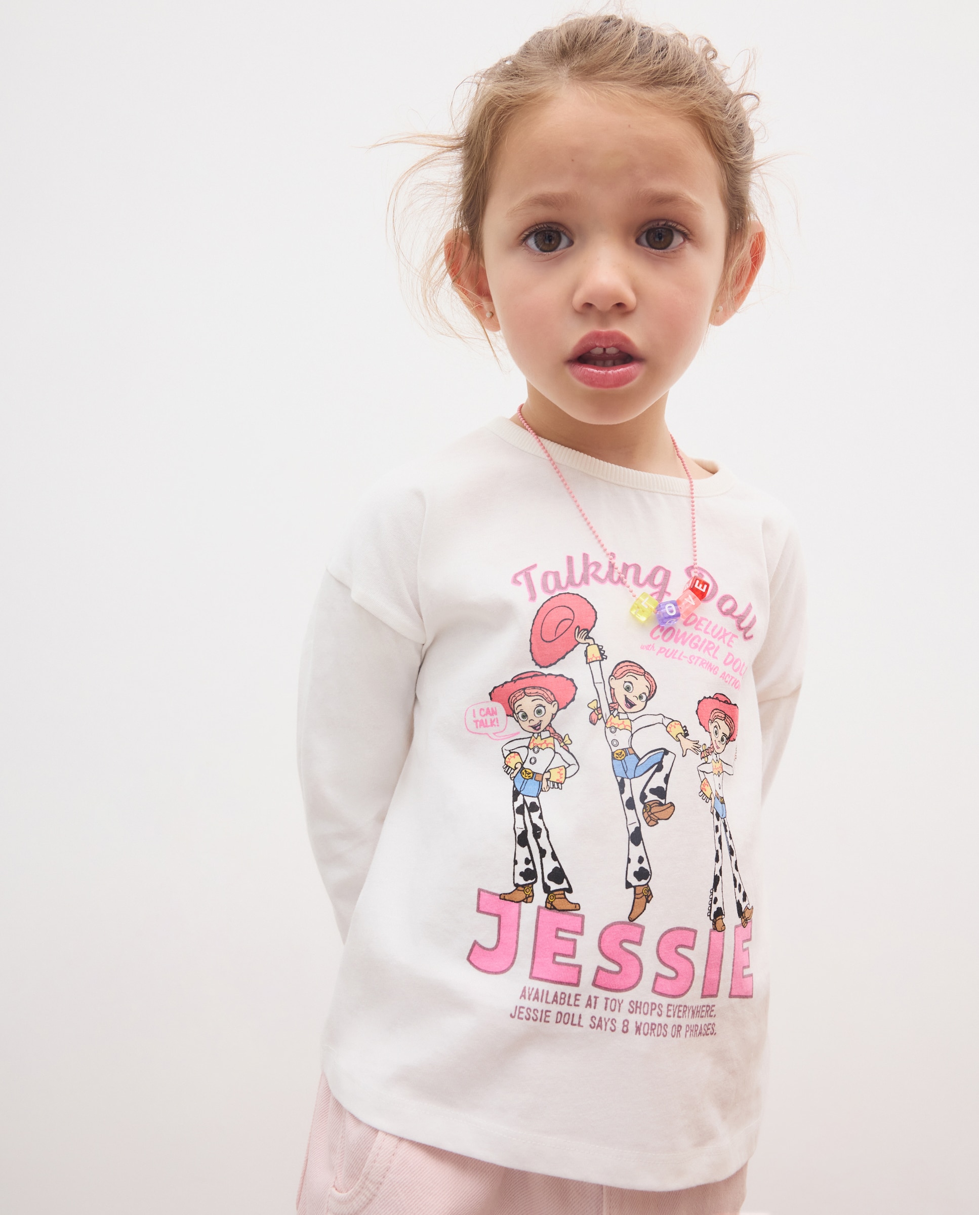 Camiseta manga larga con print MICKEY and Friends de niña - Kids El Corte Inglés - Blanco Blanco-2