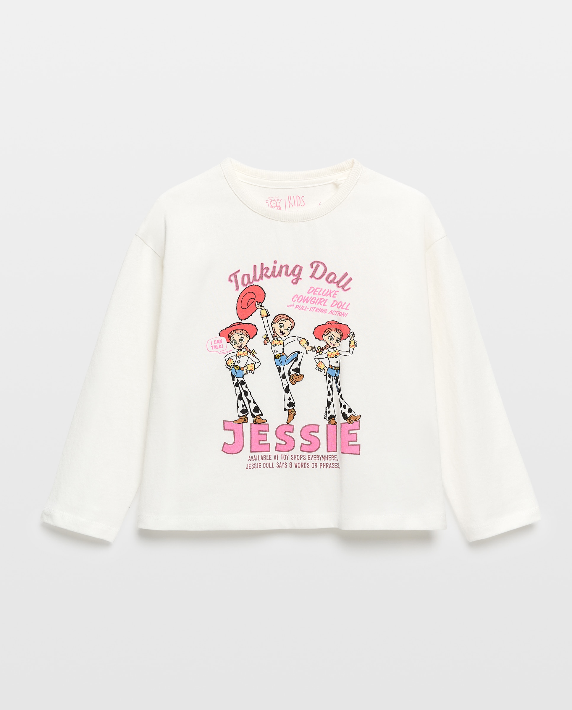 Camiseta manga larga con print MICKEY and Friends de niña - Kids El Corte Inglés - Blanco Blanco-4