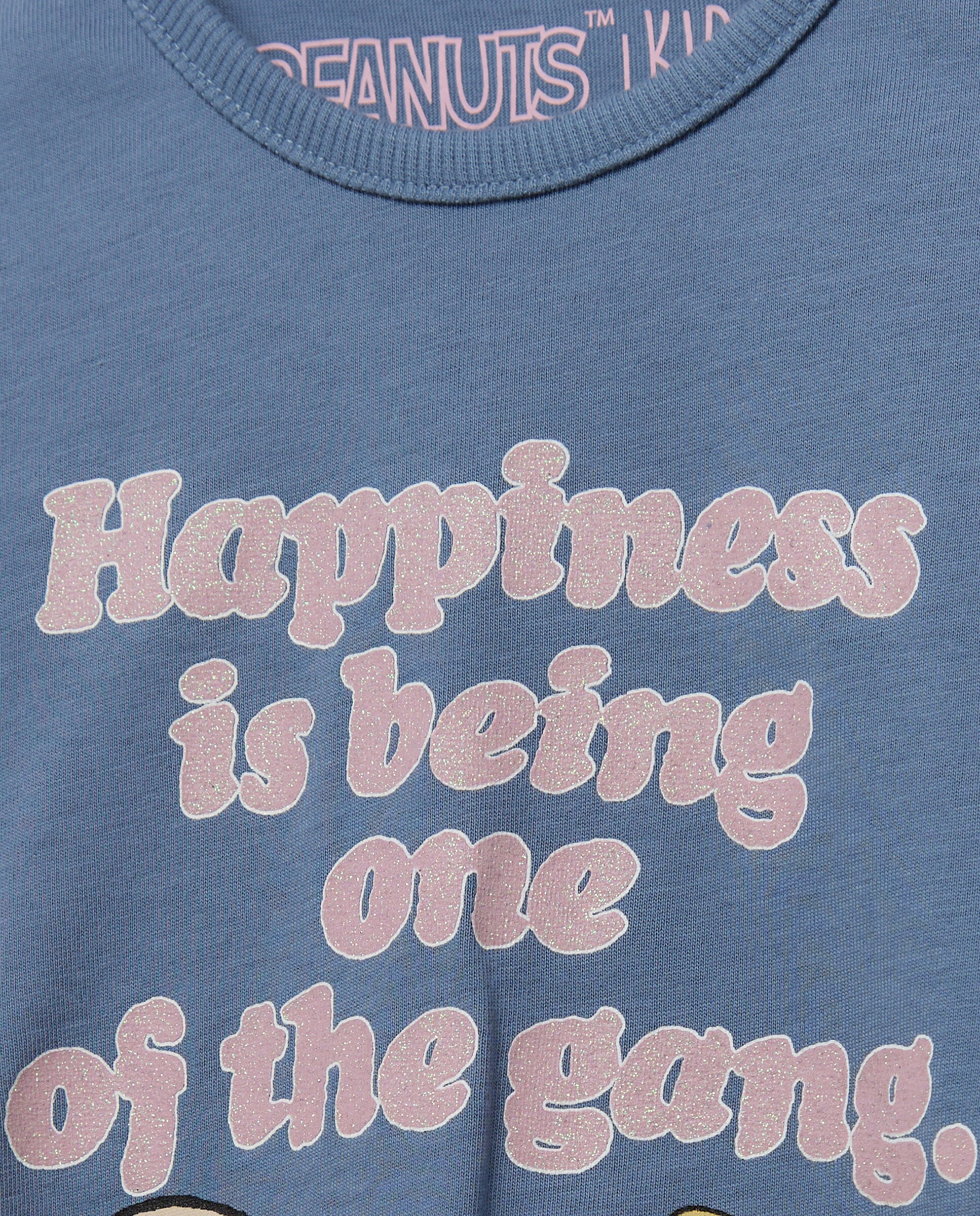 Camiseta manga larga con print posicional SNOOPY con amigos de niña - Kids El Corte Inglés - Azul marino Azul marino-5