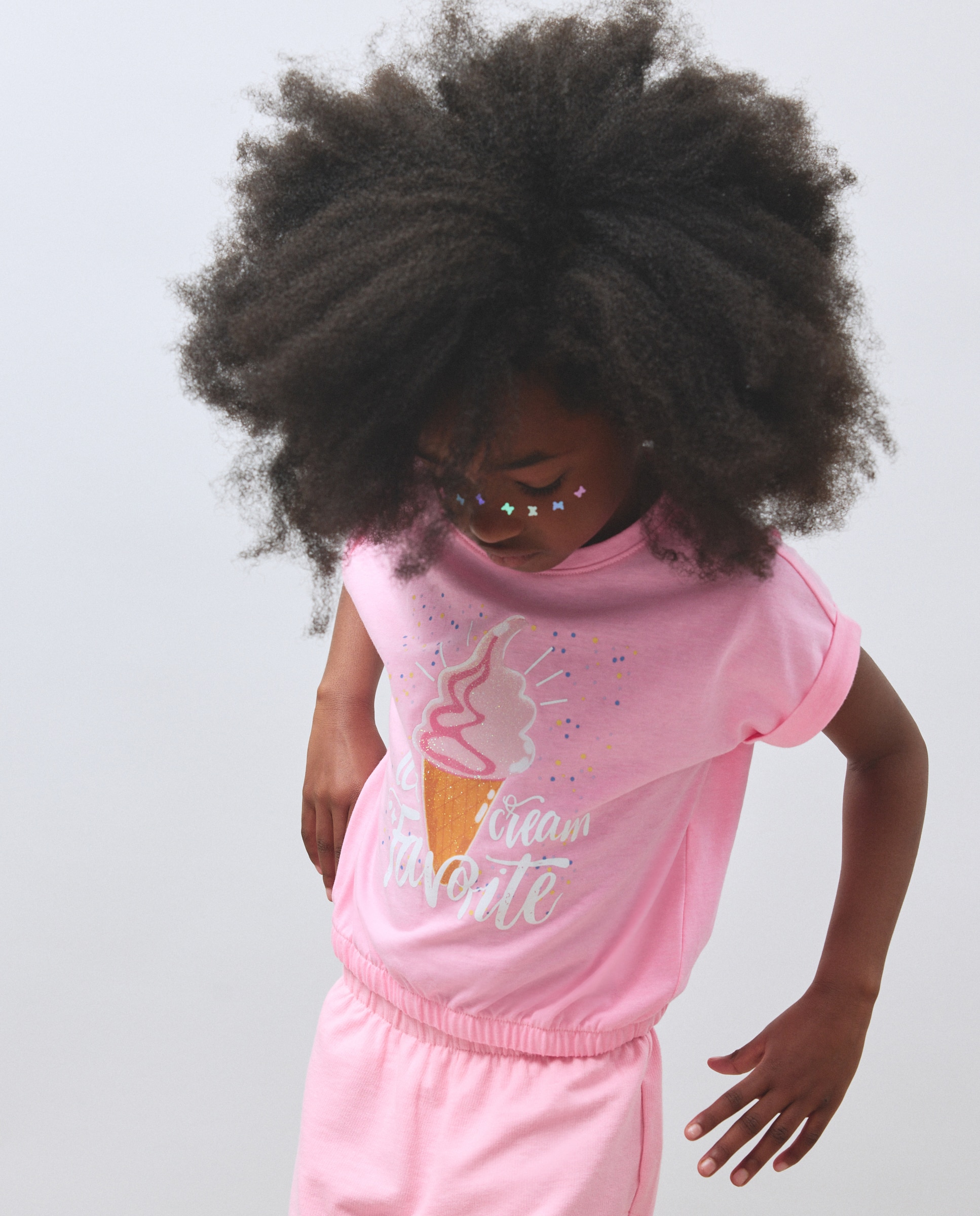 Imagem 0 de T-shirt de Alças com Elástico na Parte Inferior e Fantasia