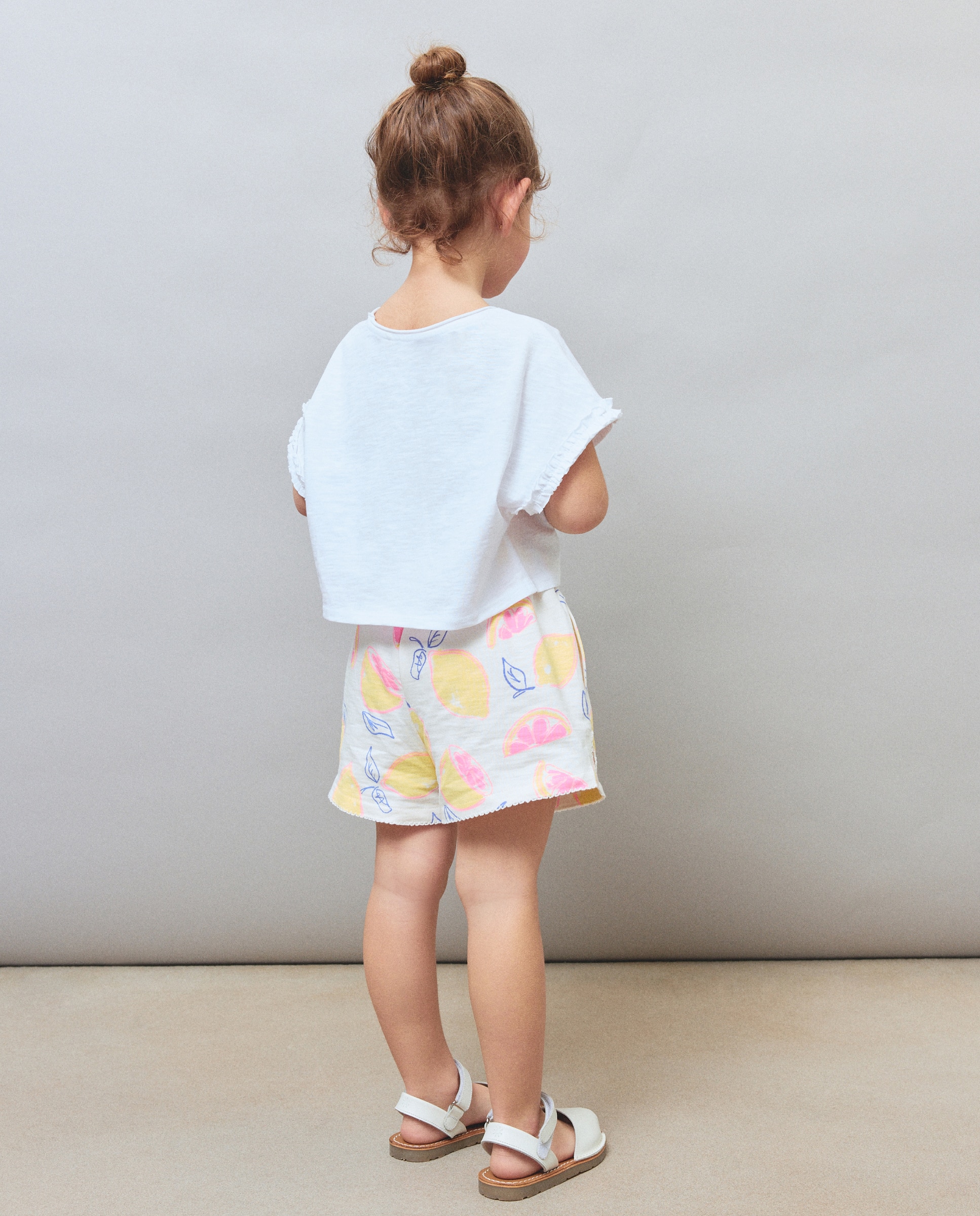 T-shirt de Alças com Mini Folho na Cava Kids El Corte Inglés Branco-3